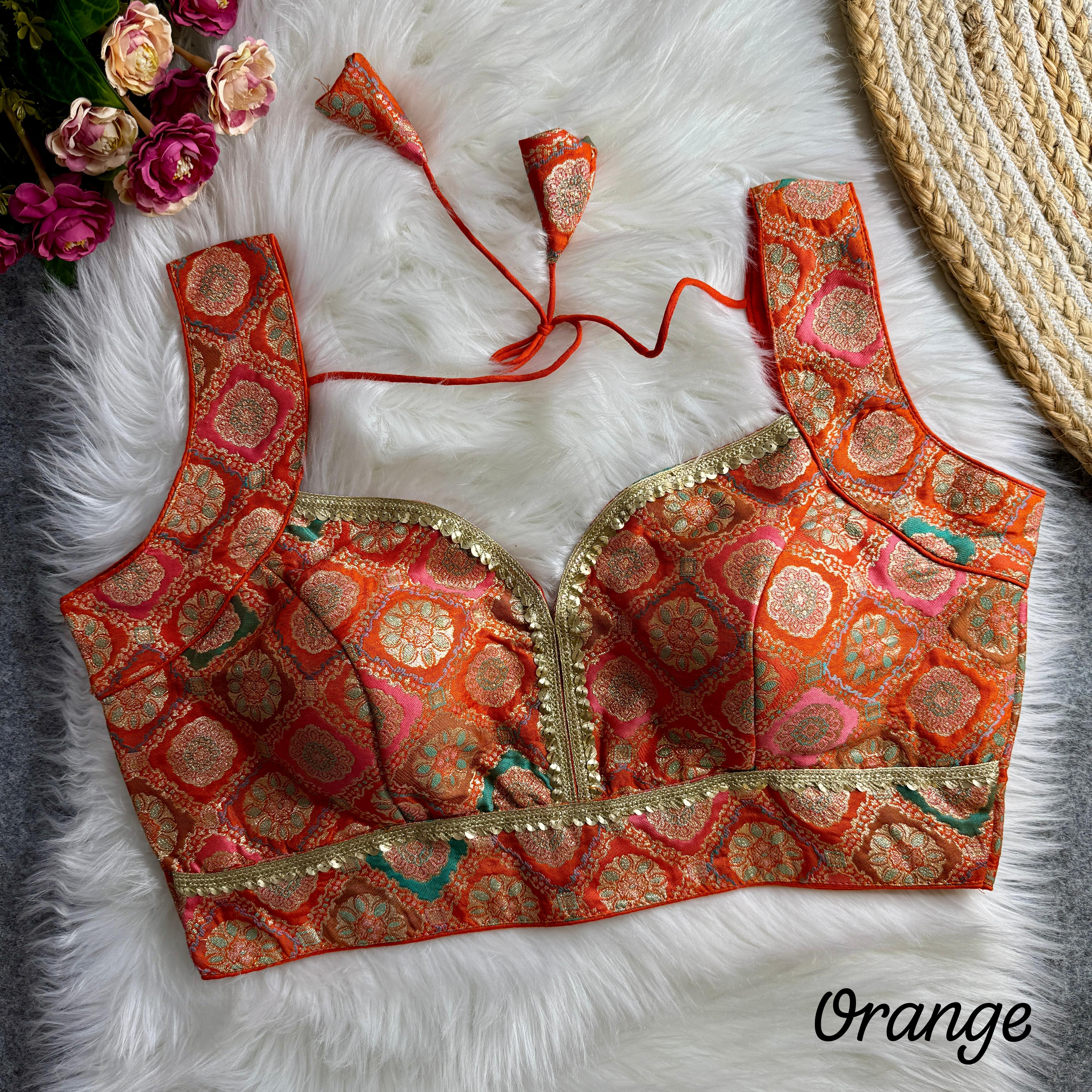♥️ AMRITA SILK JACQUARD BLOUSE ❤️