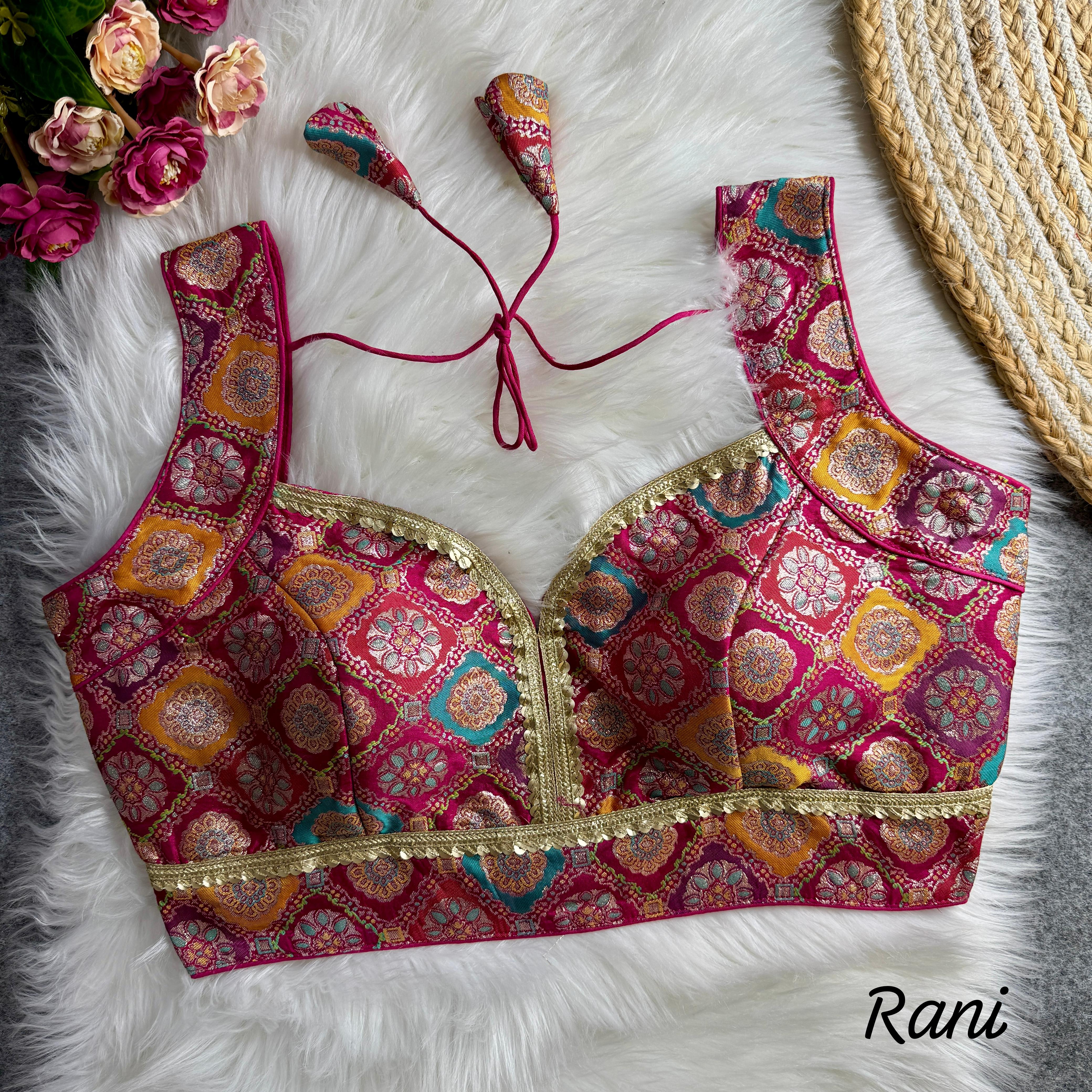 ♥️ AMRITA SILK JACQUARD BLOUSE ❤️