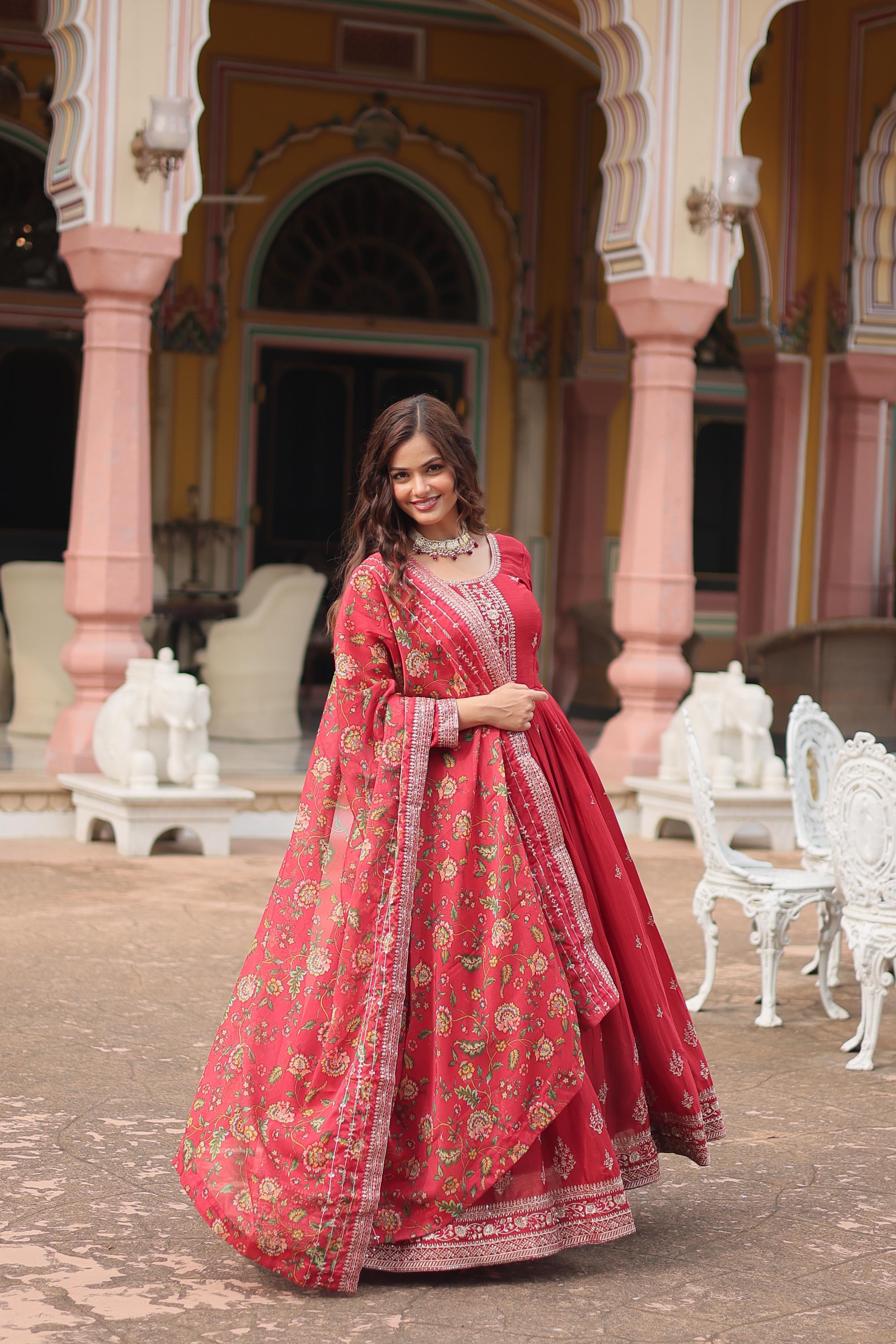 GOWN-WITH-DUPATTA COLLECTIONS 💃🏼