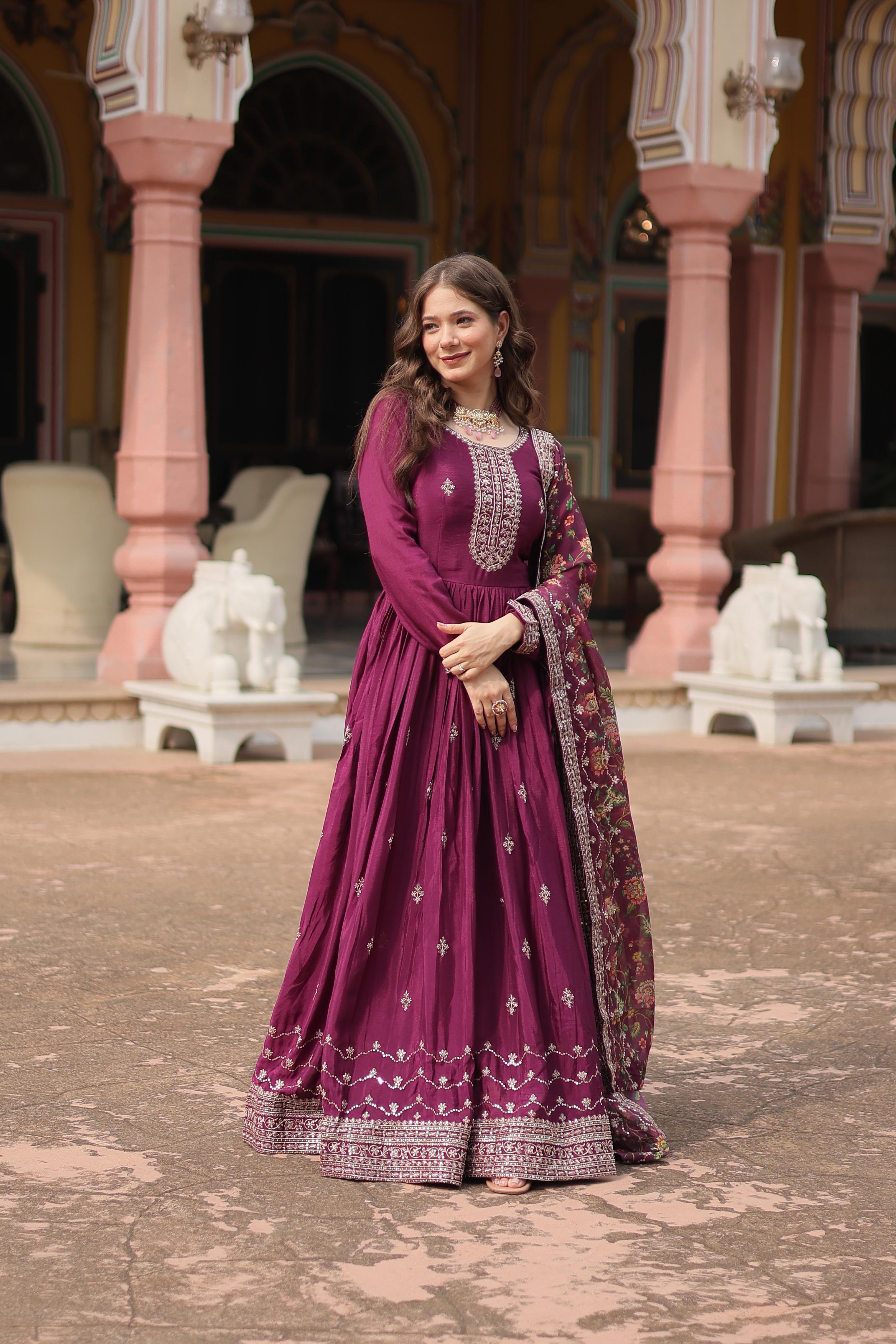 GOWN-WITH-DUPATTA COLLECTIONS 💃🏼