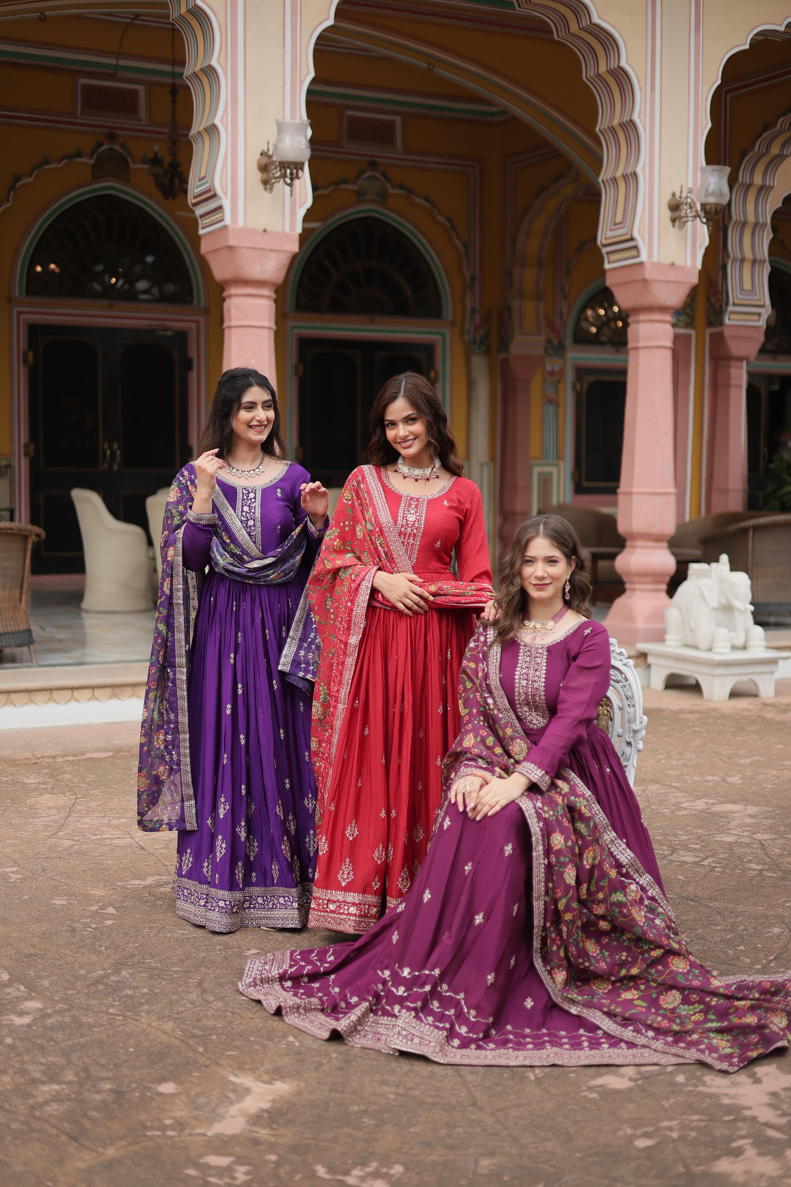 GOWN-WITH-DUPATTA COLLECTIONS 💃🏼