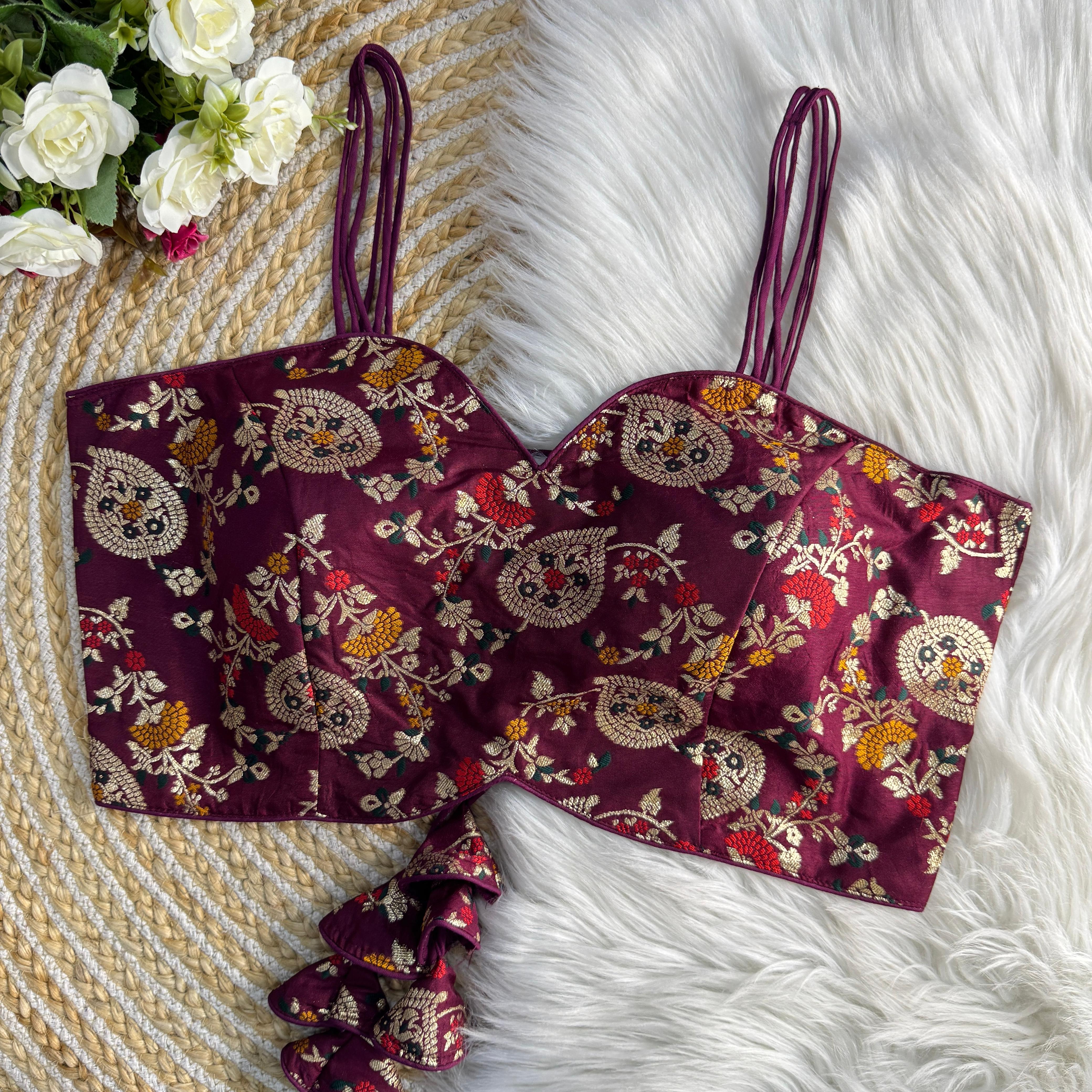 NEW NOODLES STRIPS WESTERN BLOUSE❤️