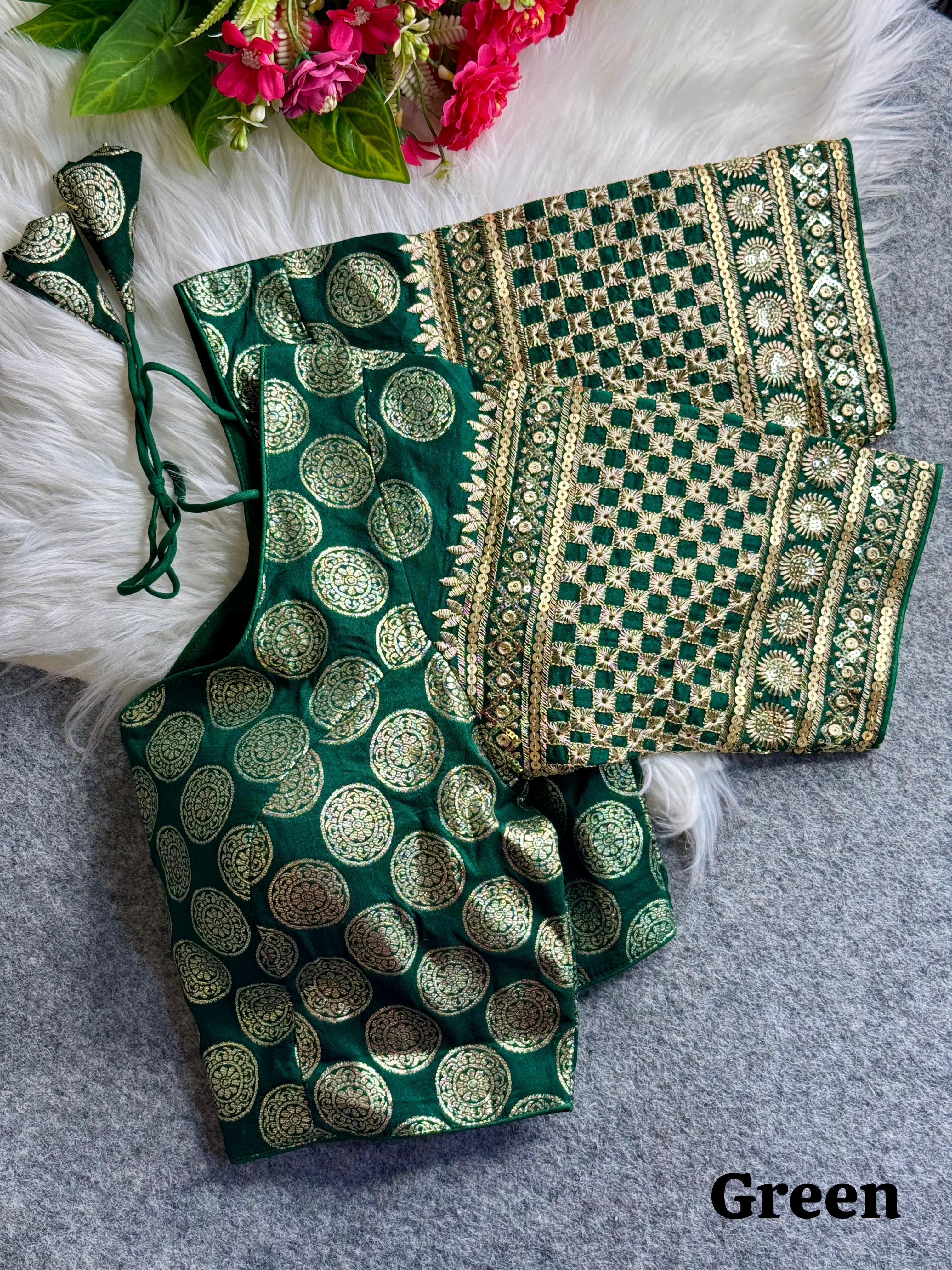 ♥️ HEAVY PURE DOLA SILK  BLOUSE ❤️