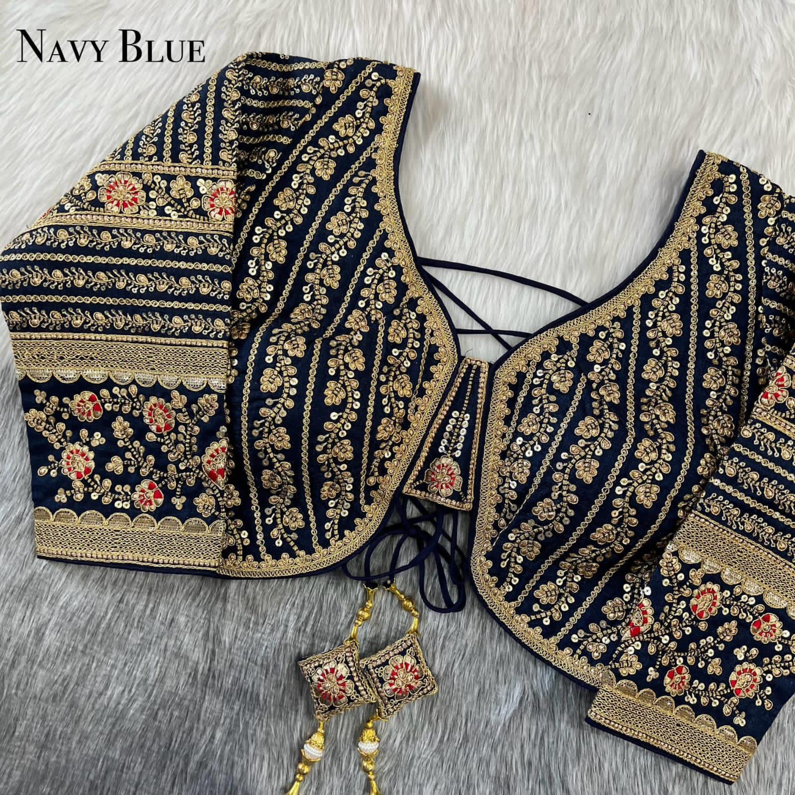 Heavy Embroidery Bridal Work Blouse