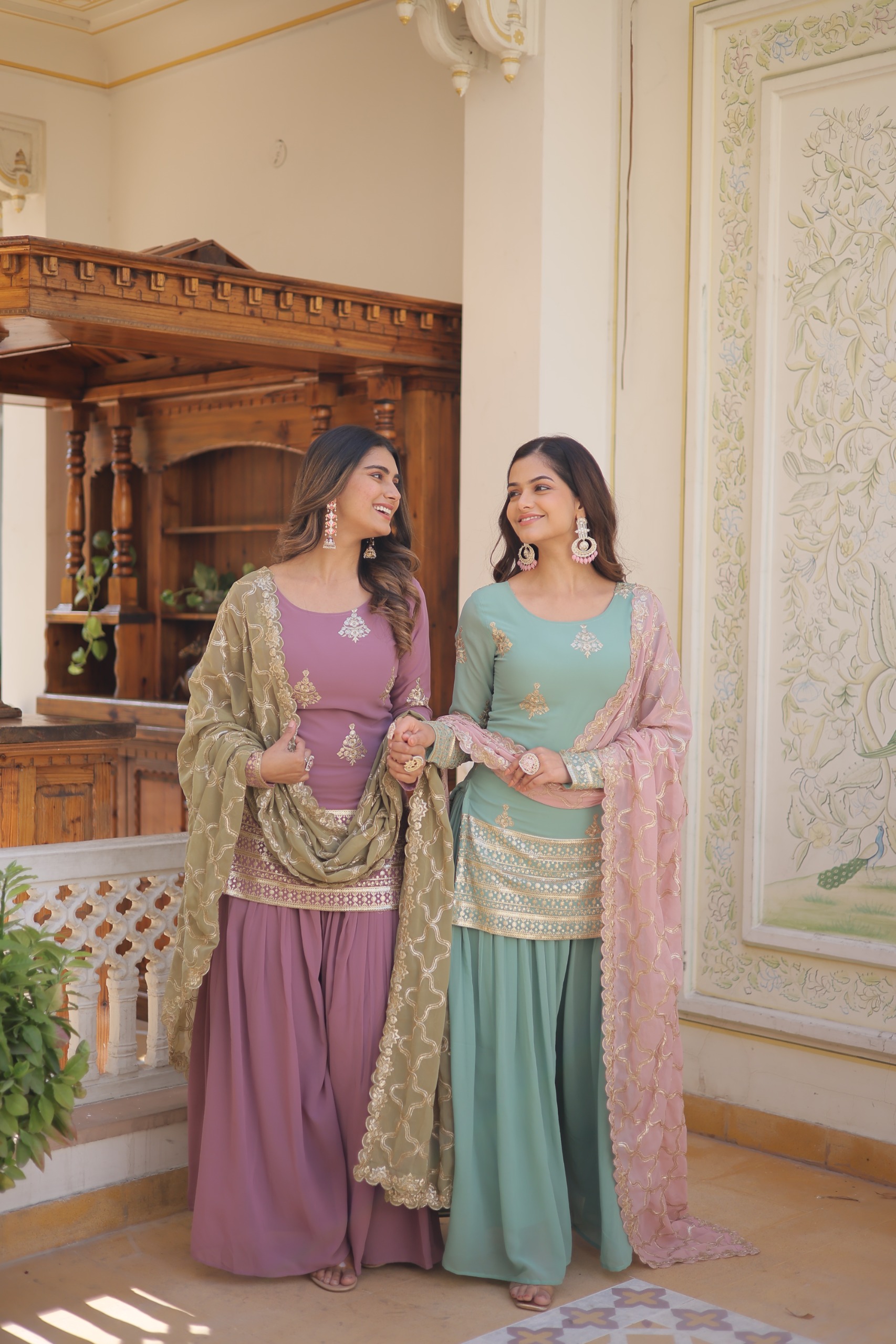 💕 PREMIUM DESIGNER READYMADE KURTI-PLAZOO-DUPATTA COLLECTIONS. 🥰