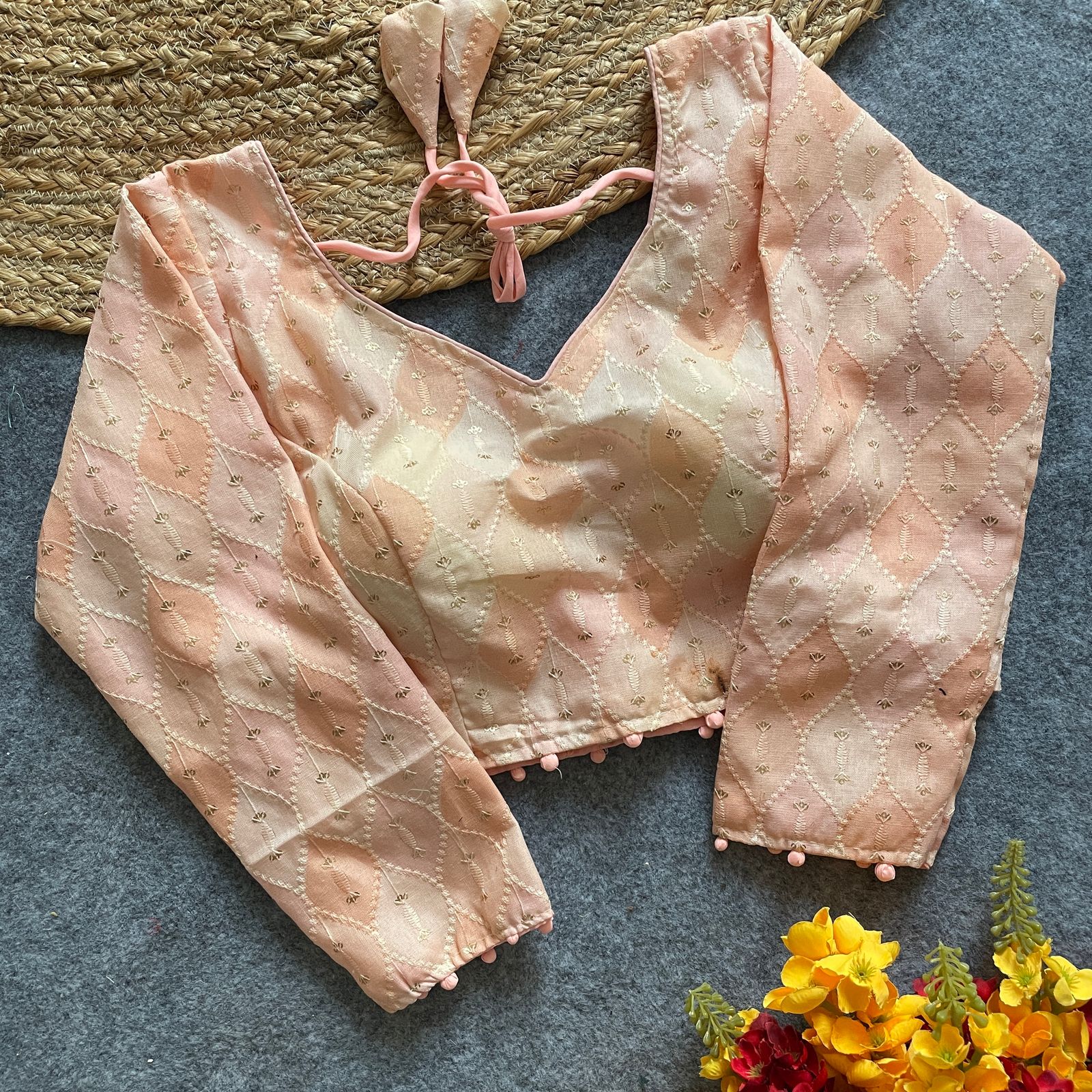 Pure Khadi Long Sleeve blouse