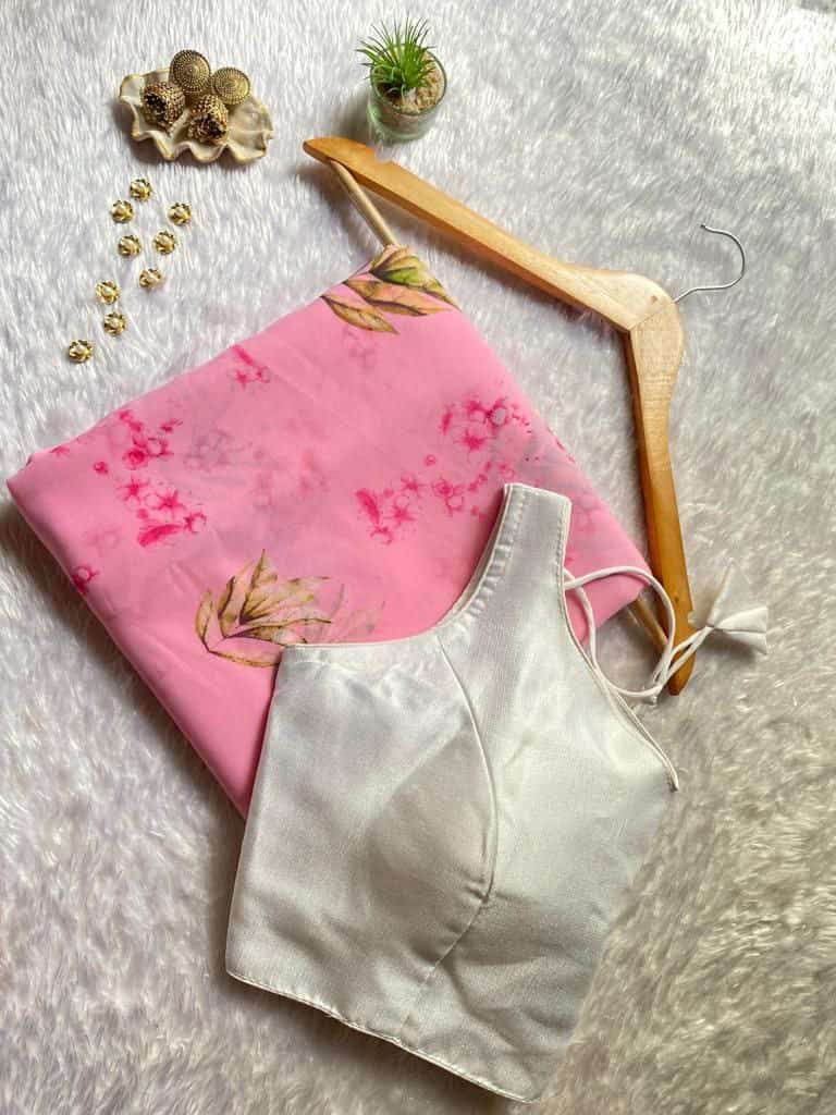 Soft Georgetteprint saree