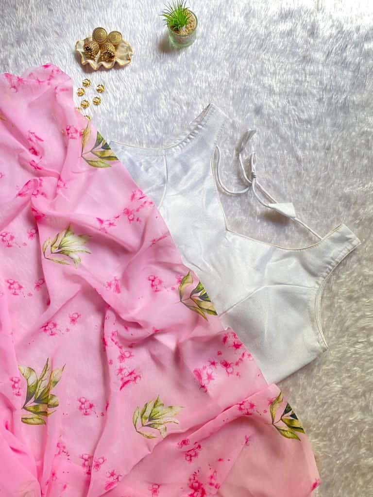 Soft Georgetteprint saree