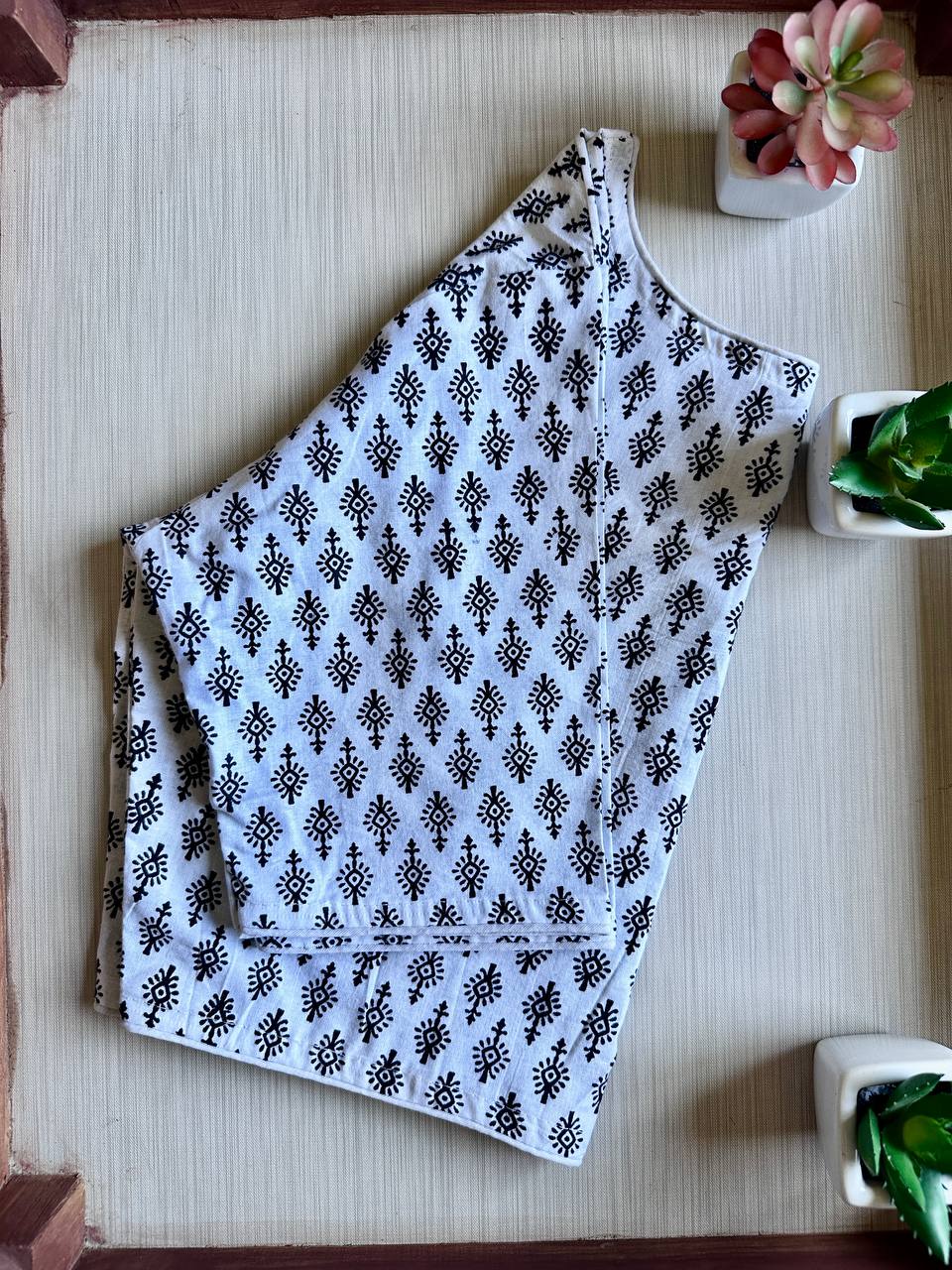 Pure Ajrakh Cotton Blouse