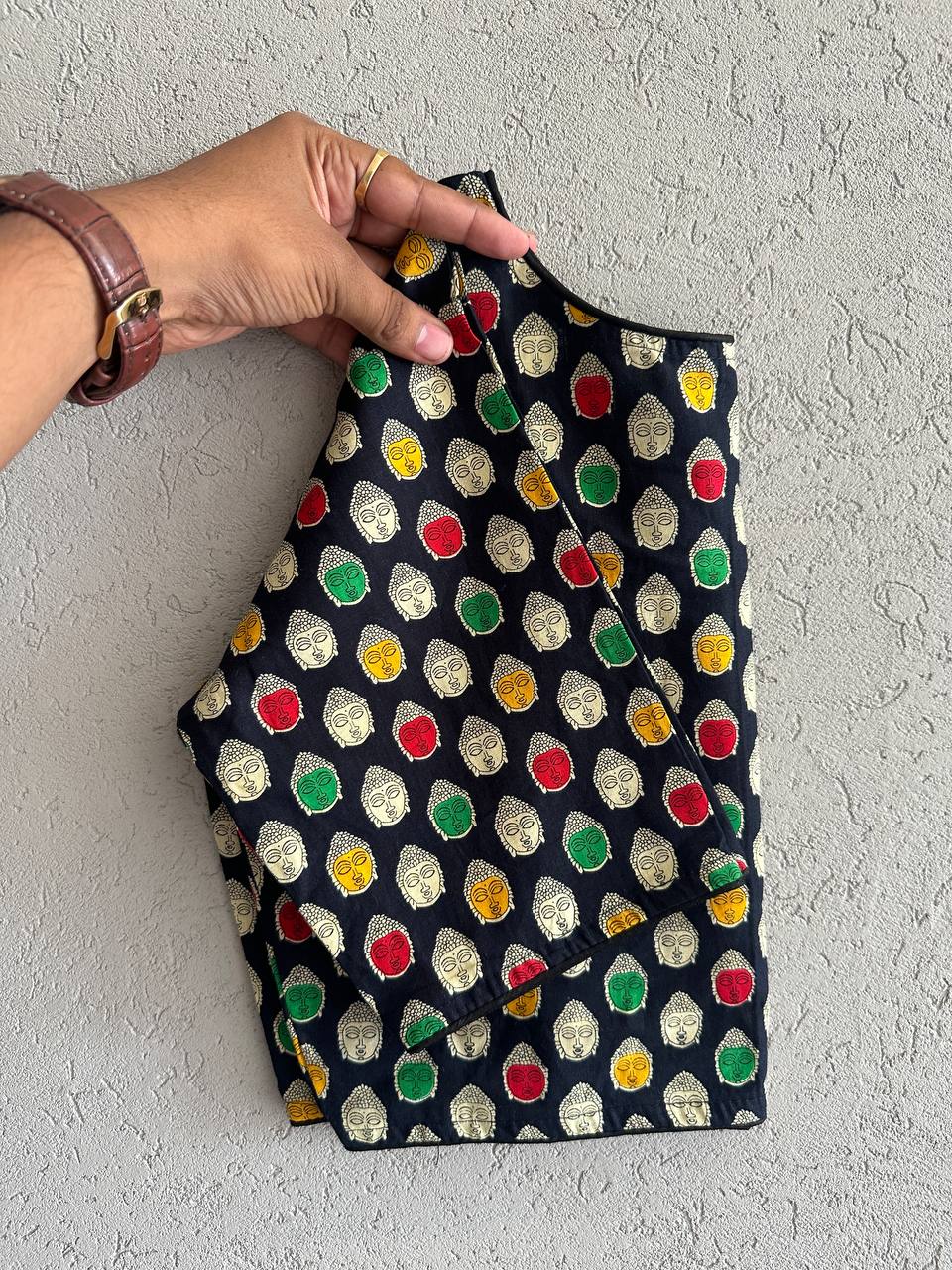 Pure Ajrakh Cotton Blouse