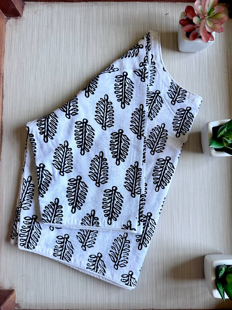 Pure Ajrakh Cotton Blouse 