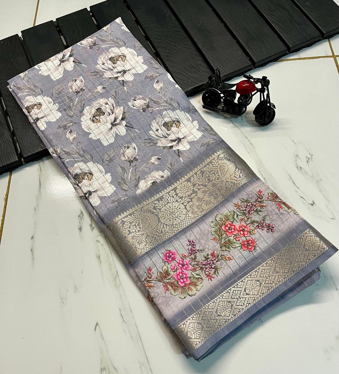 Super flower design saree