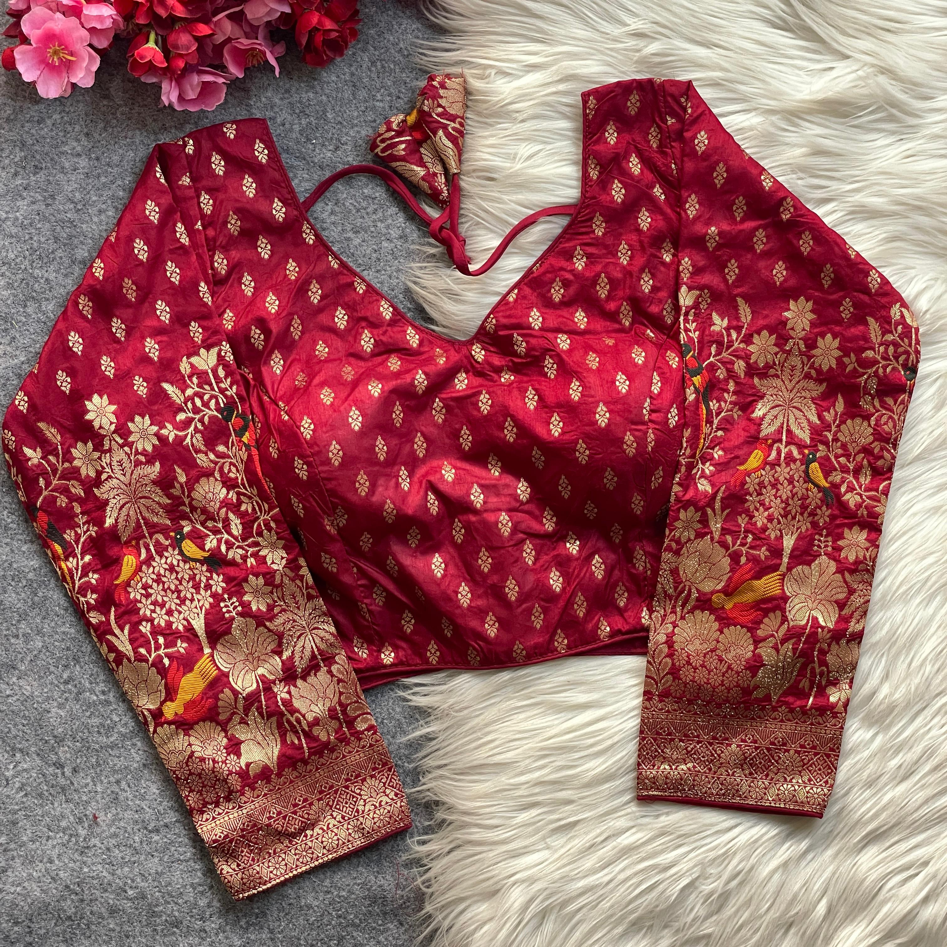 Pure Dola Silk With Multicolour Weaving