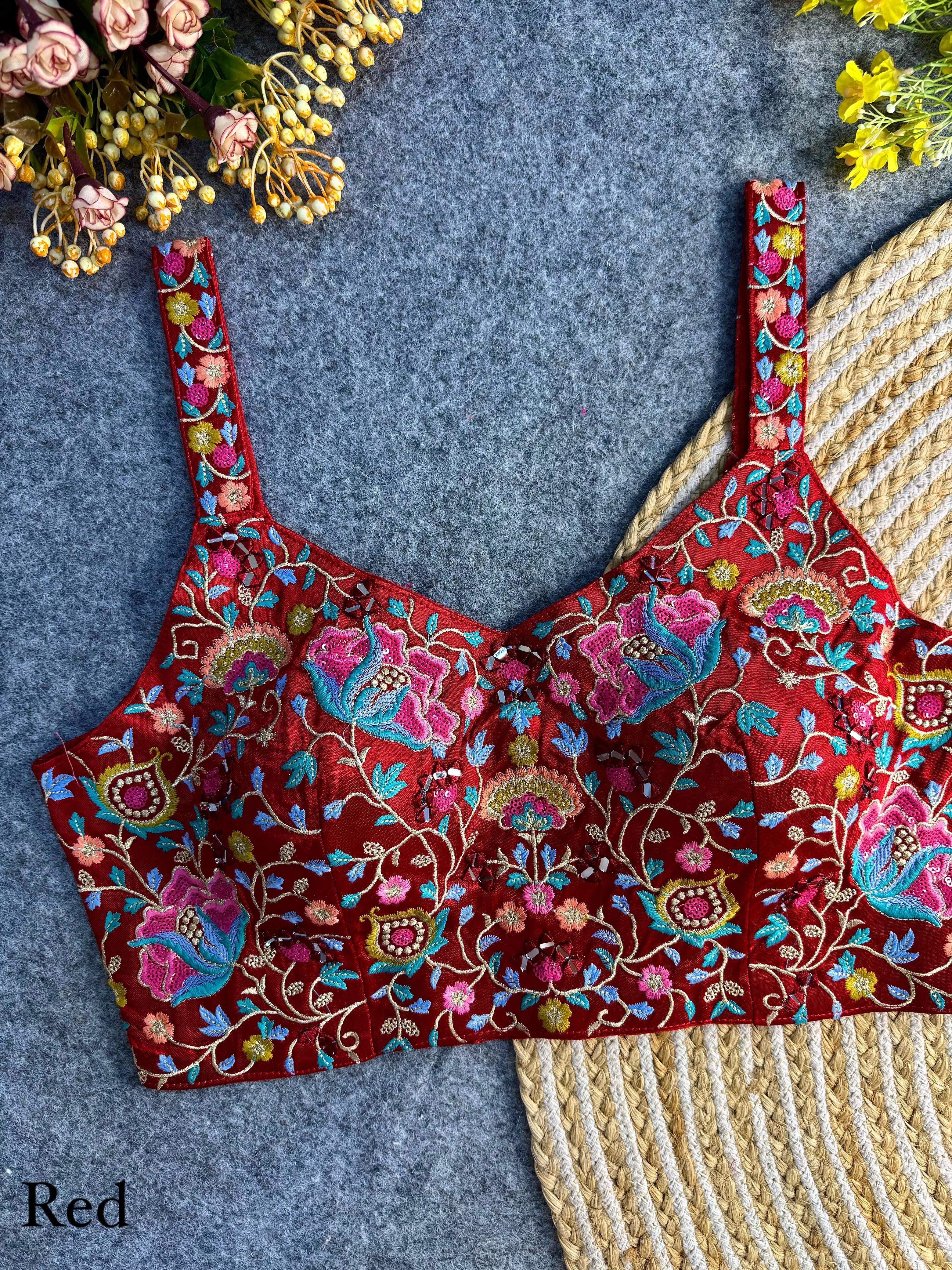 ♥️ New Beautiful Multi Mirror Spaghetti Blouse❤️