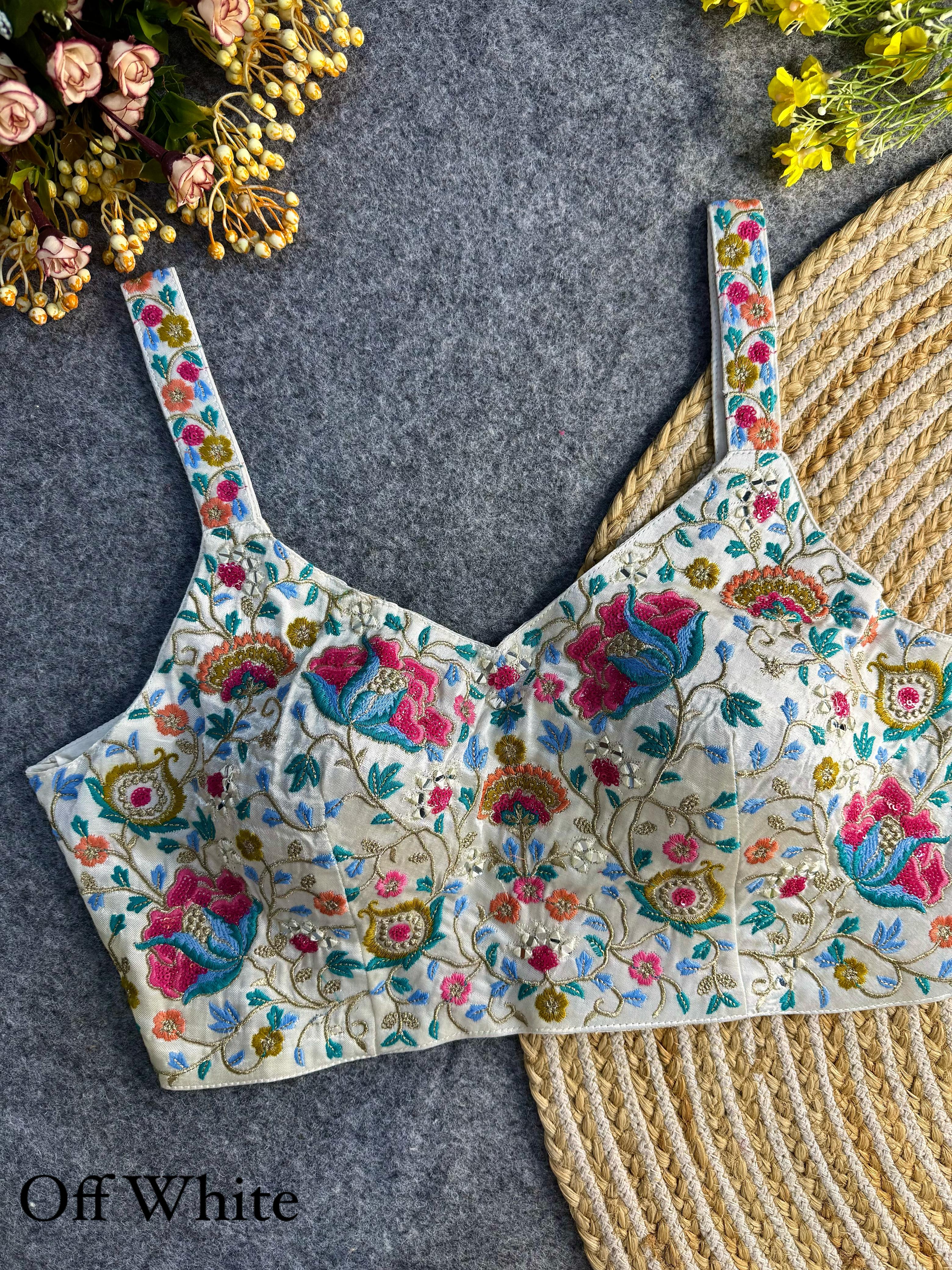 ♥️ New Beautiful Multi Mirror Spaghetti Blouse❤️