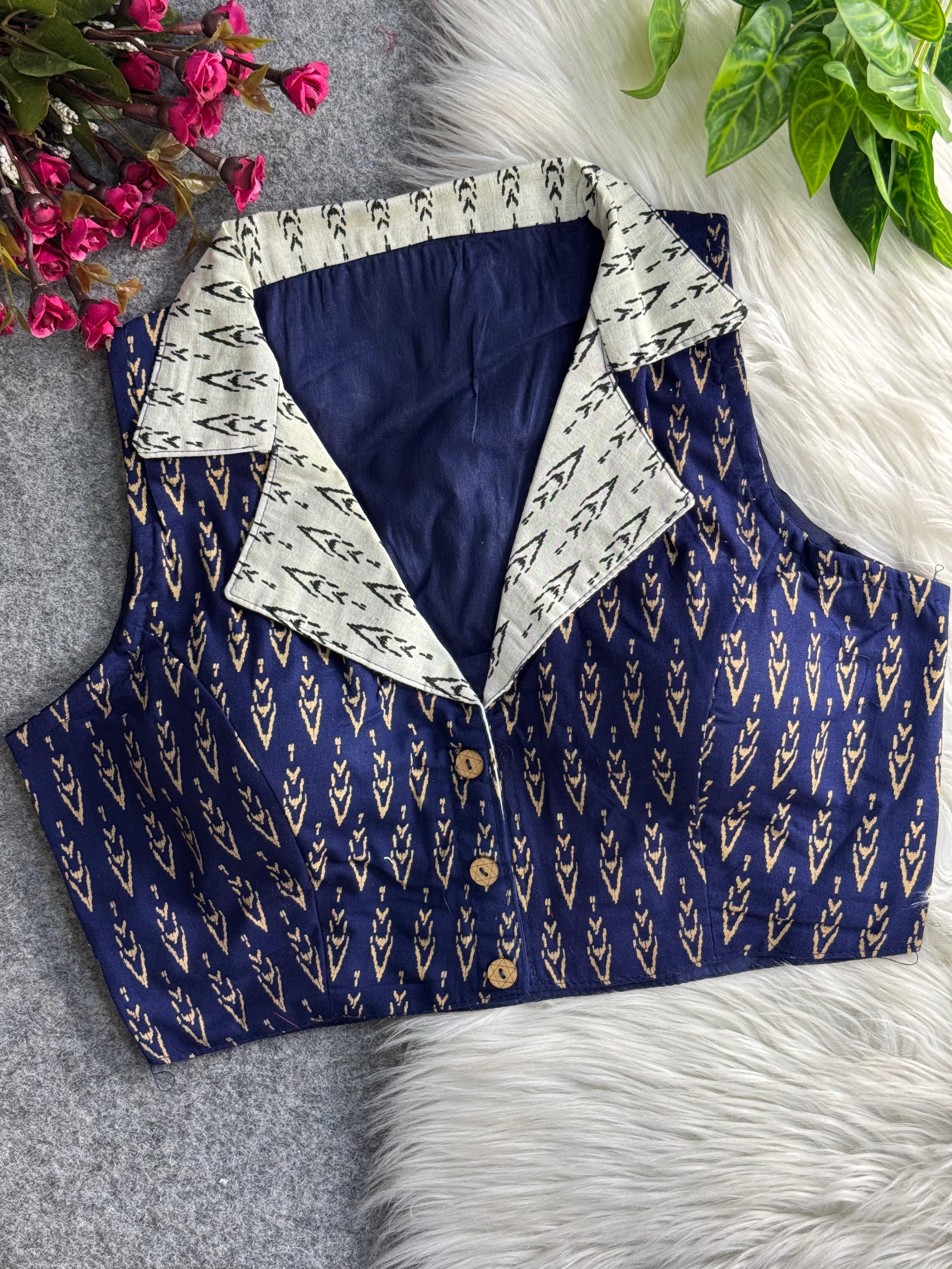 ♥️ NEW SUMMER SPECIAL AJRAKH PRINTED PURE COTTON BLOUSES❤️