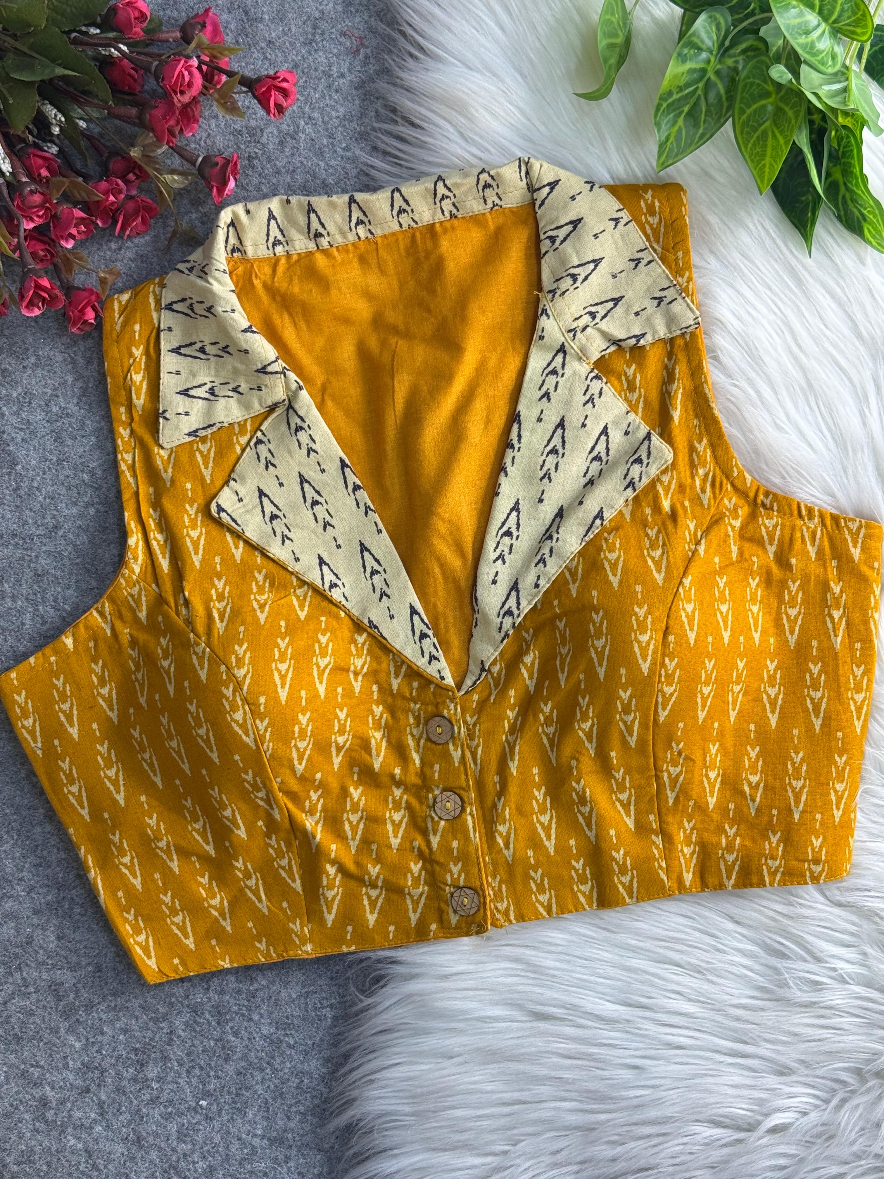 ♥️ NEW SUMMER SPECIAL AJRAKH PRINTED PURE COTTON BLOUSES❤️