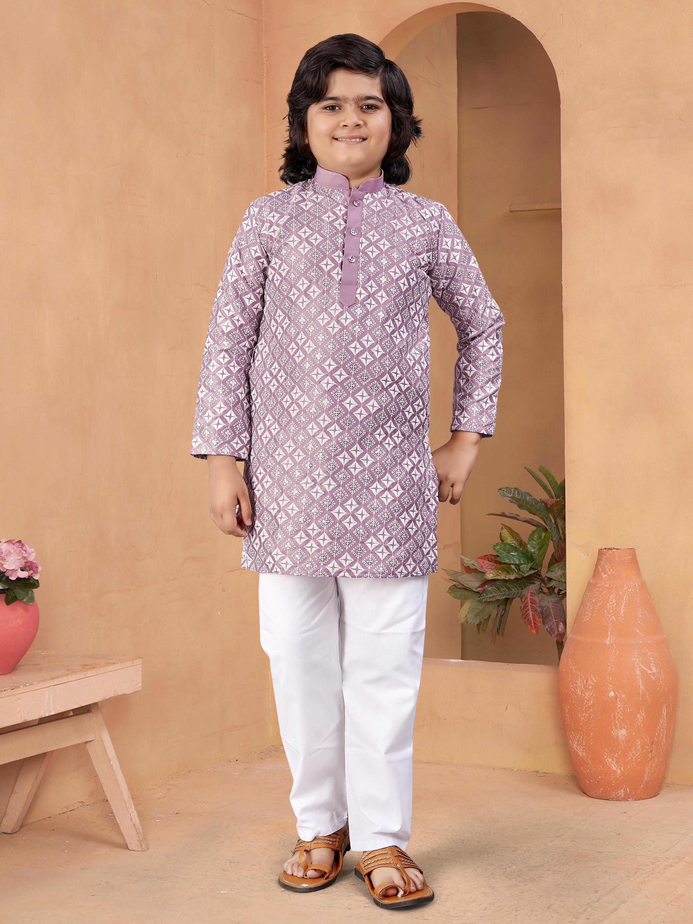 💙PRESENTING KID'S LUCKNOWI CONCEPT KURTA✨