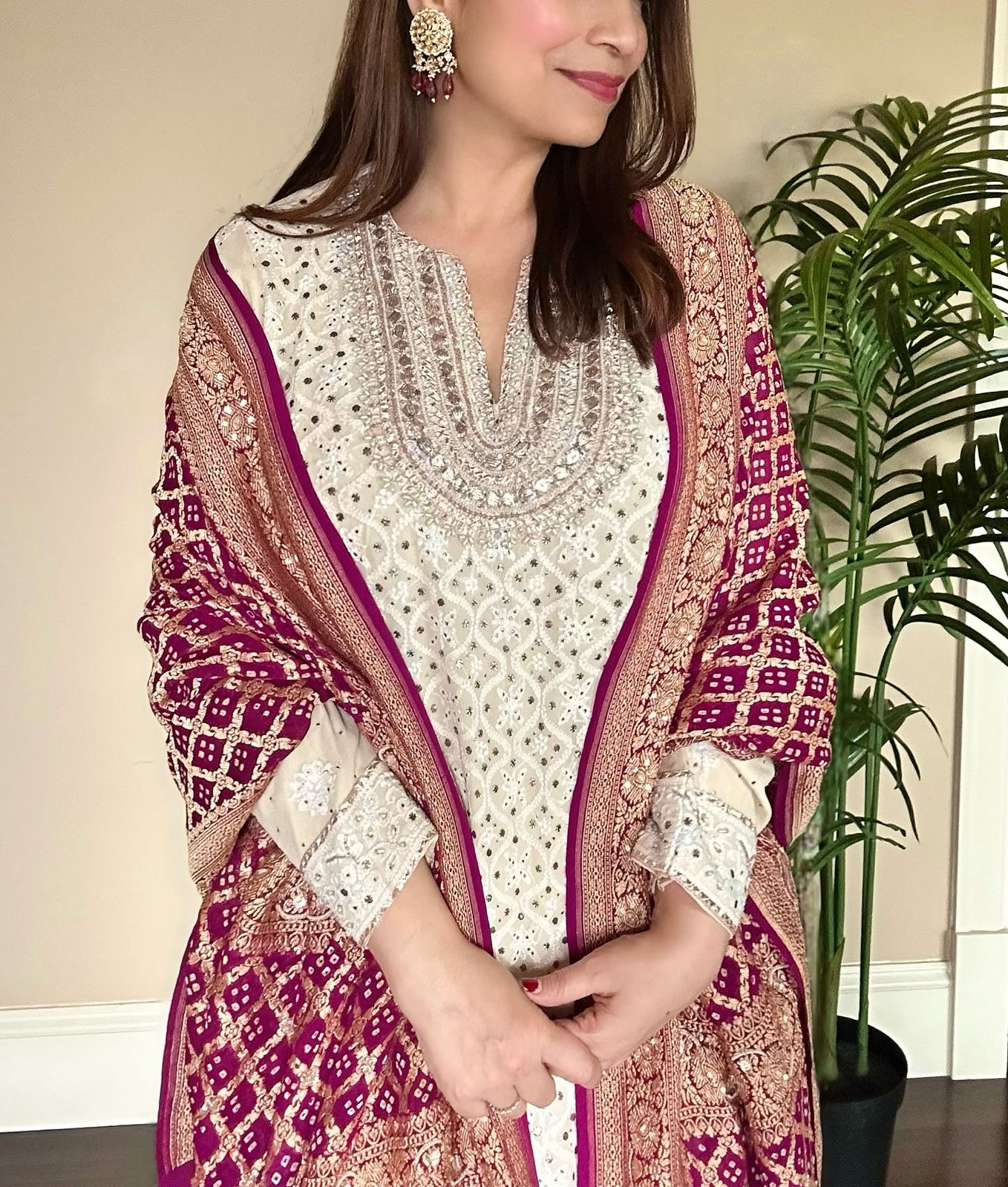 🔵©️Series New Designer Party Top Pallazo & Dupatta Set👗 ®️🟢