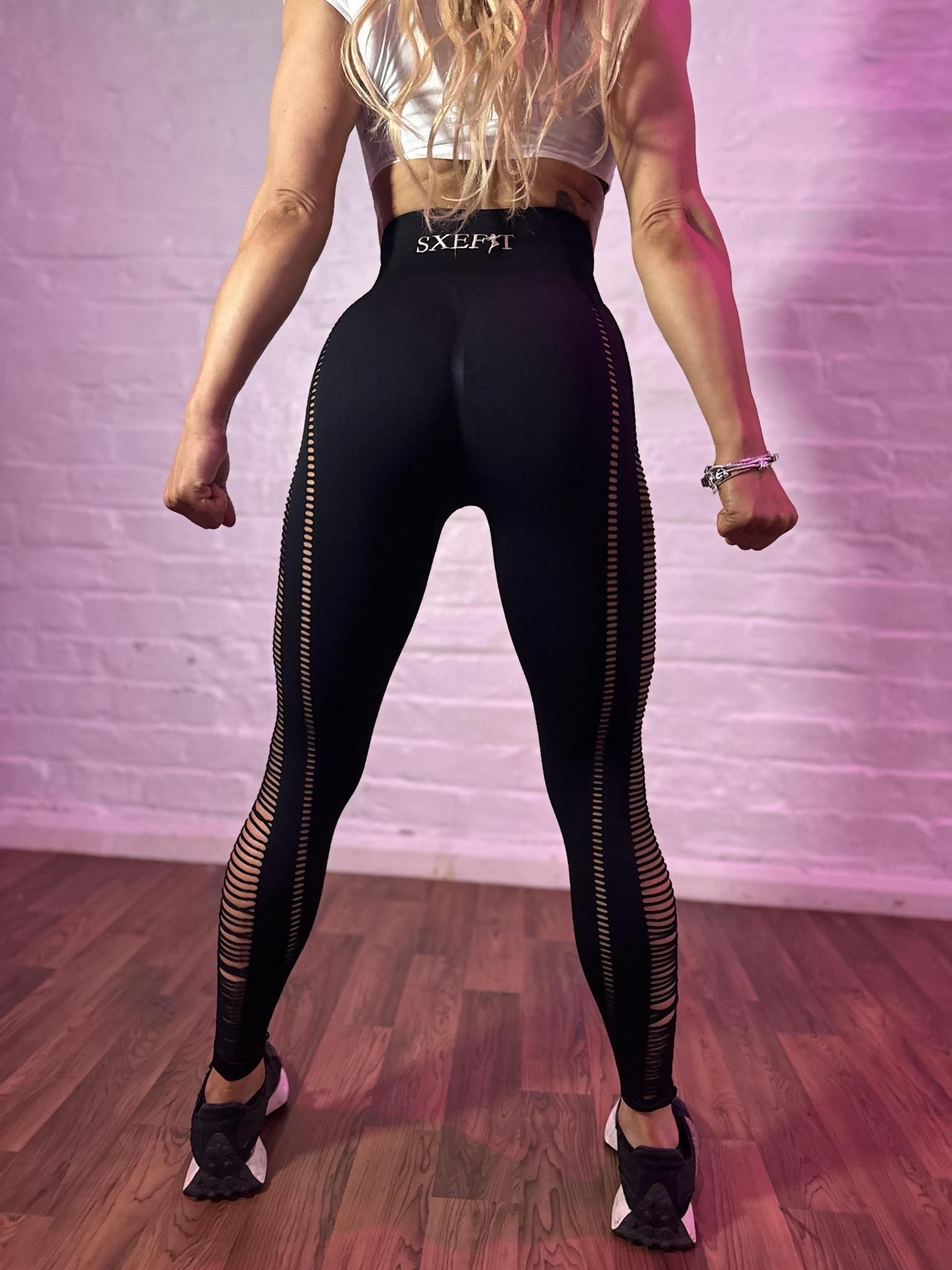 Seamless High-Waisted Black Leggings
