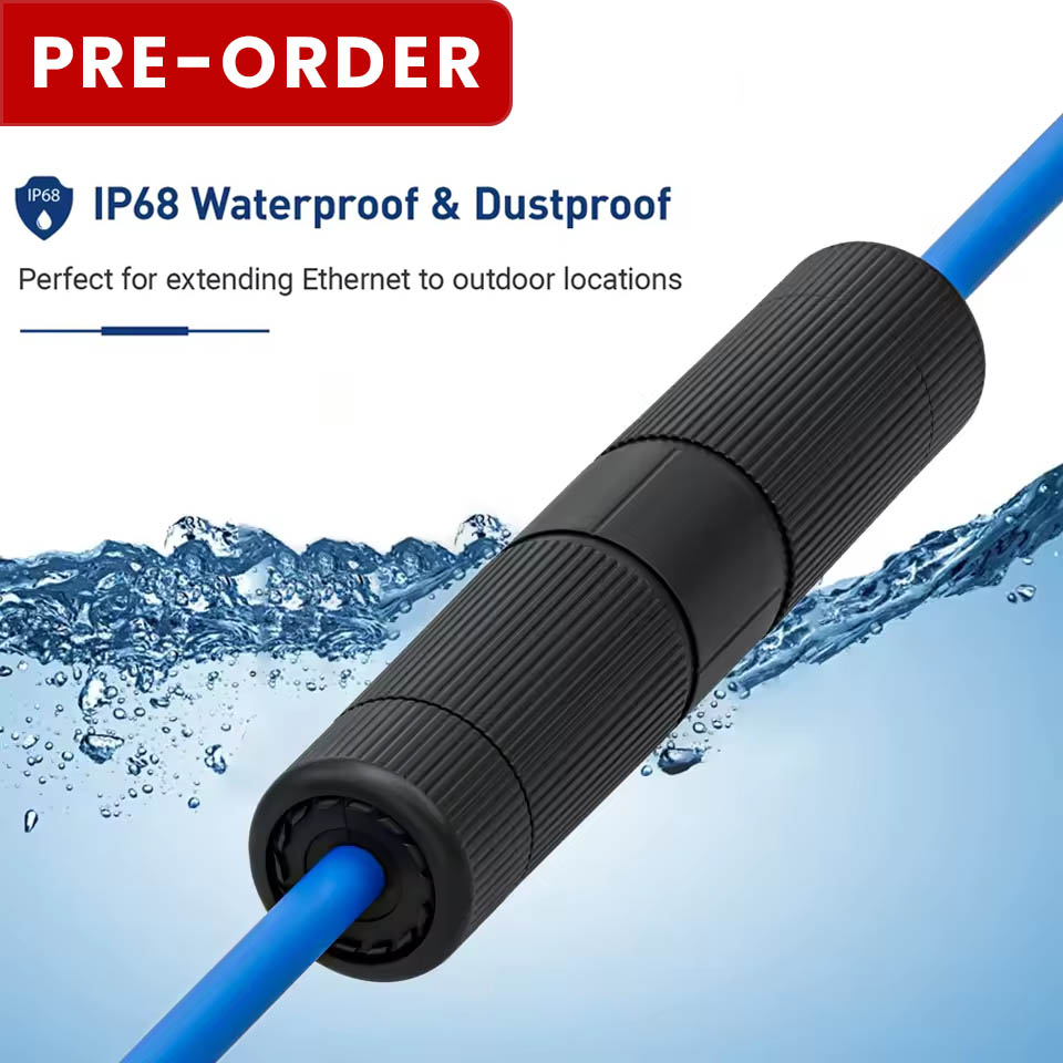 IP68 Waterproof Ethernet Coupler