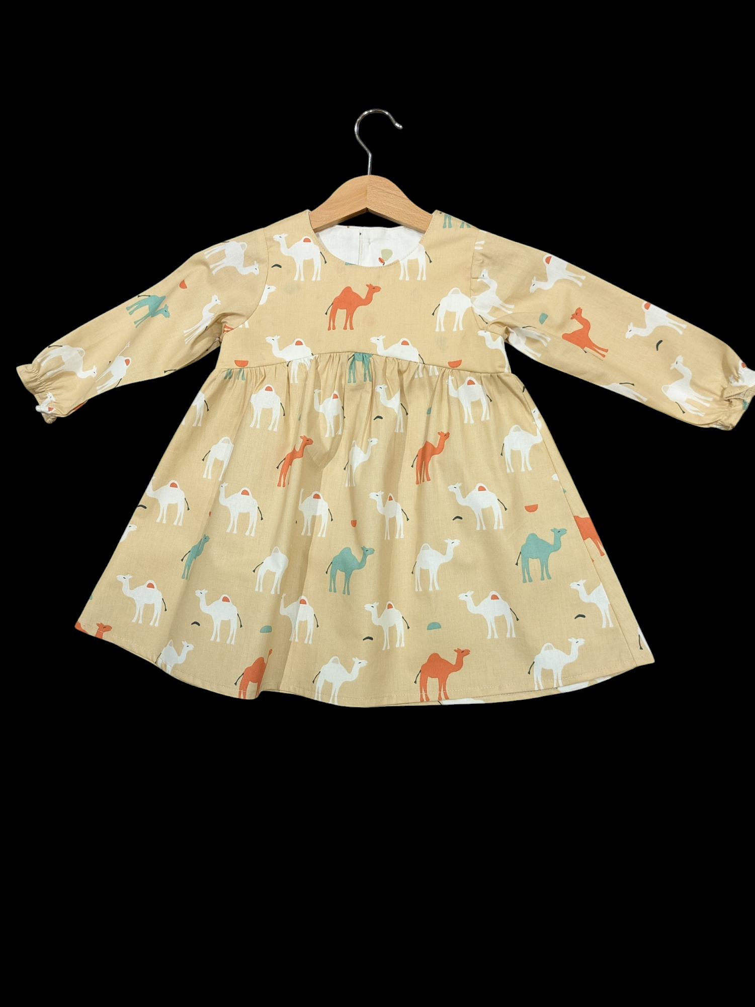 Long sleeves camels 1-2y