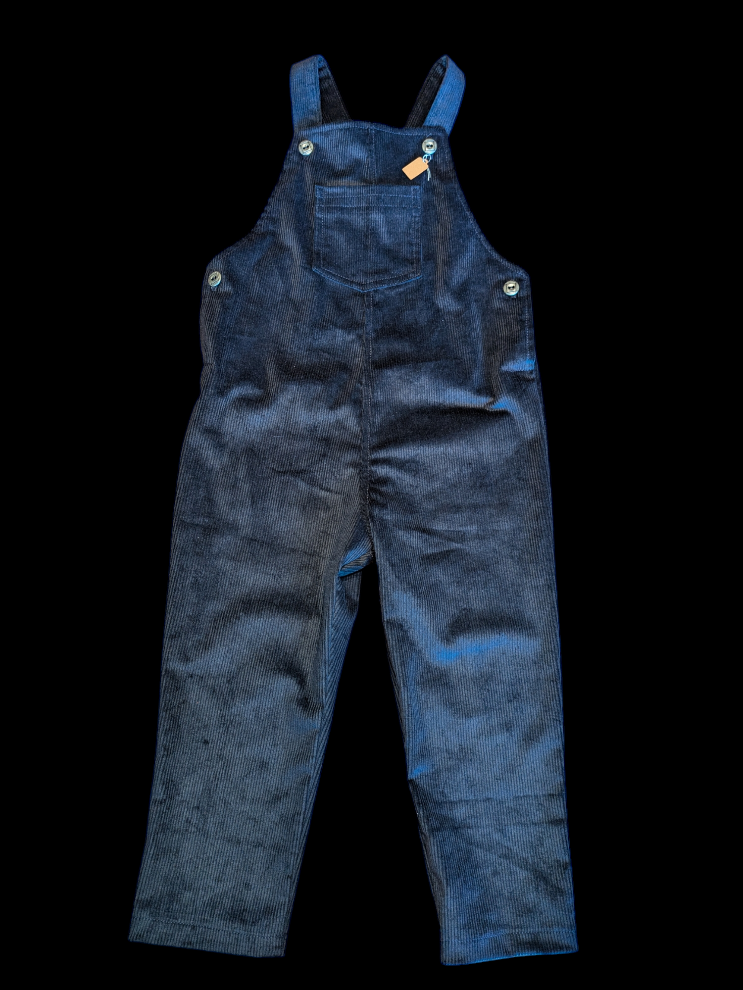 Blue cord with blue straps 3-4yrs