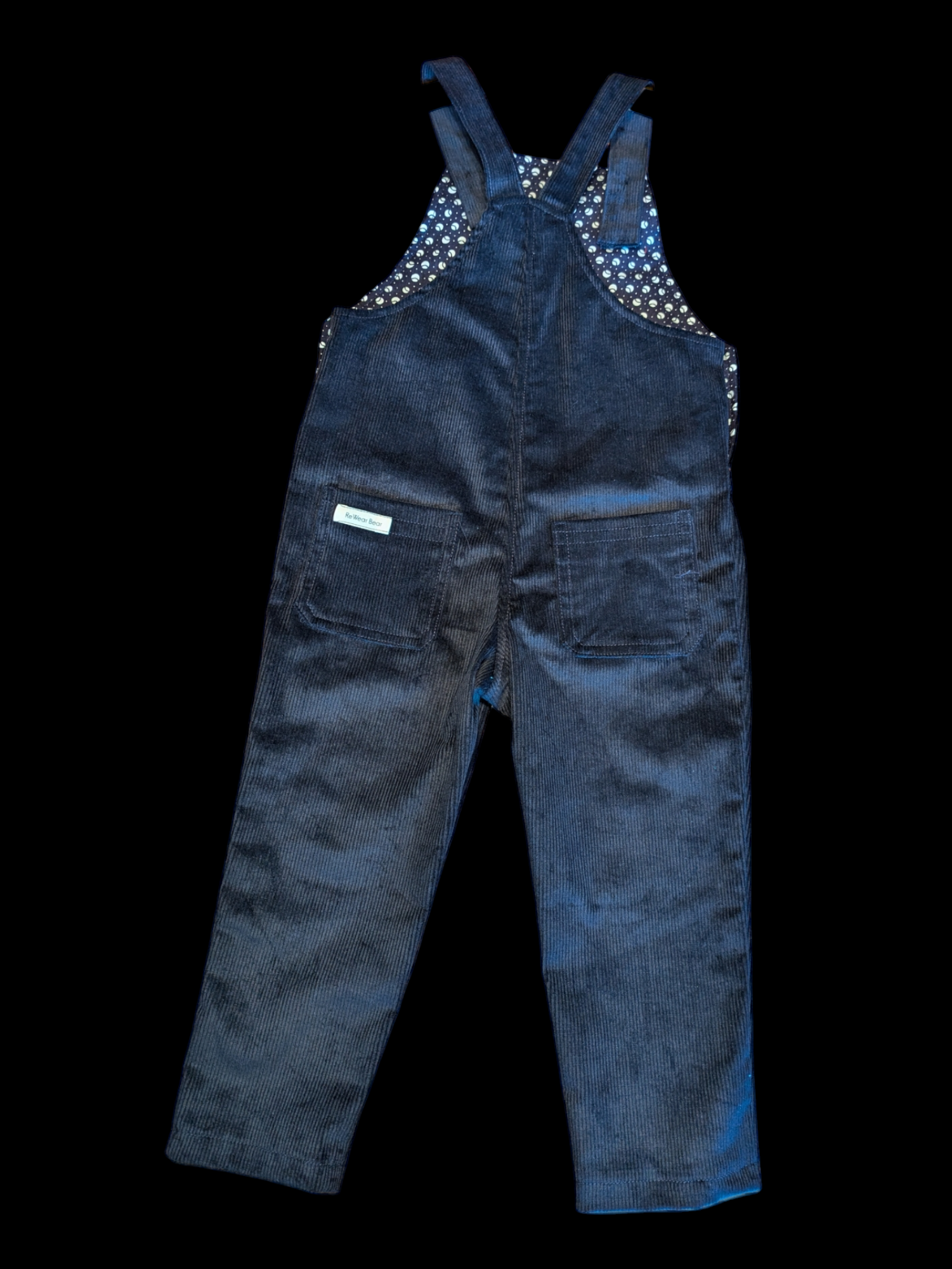 Blue cord with blue straps 3-4yrs