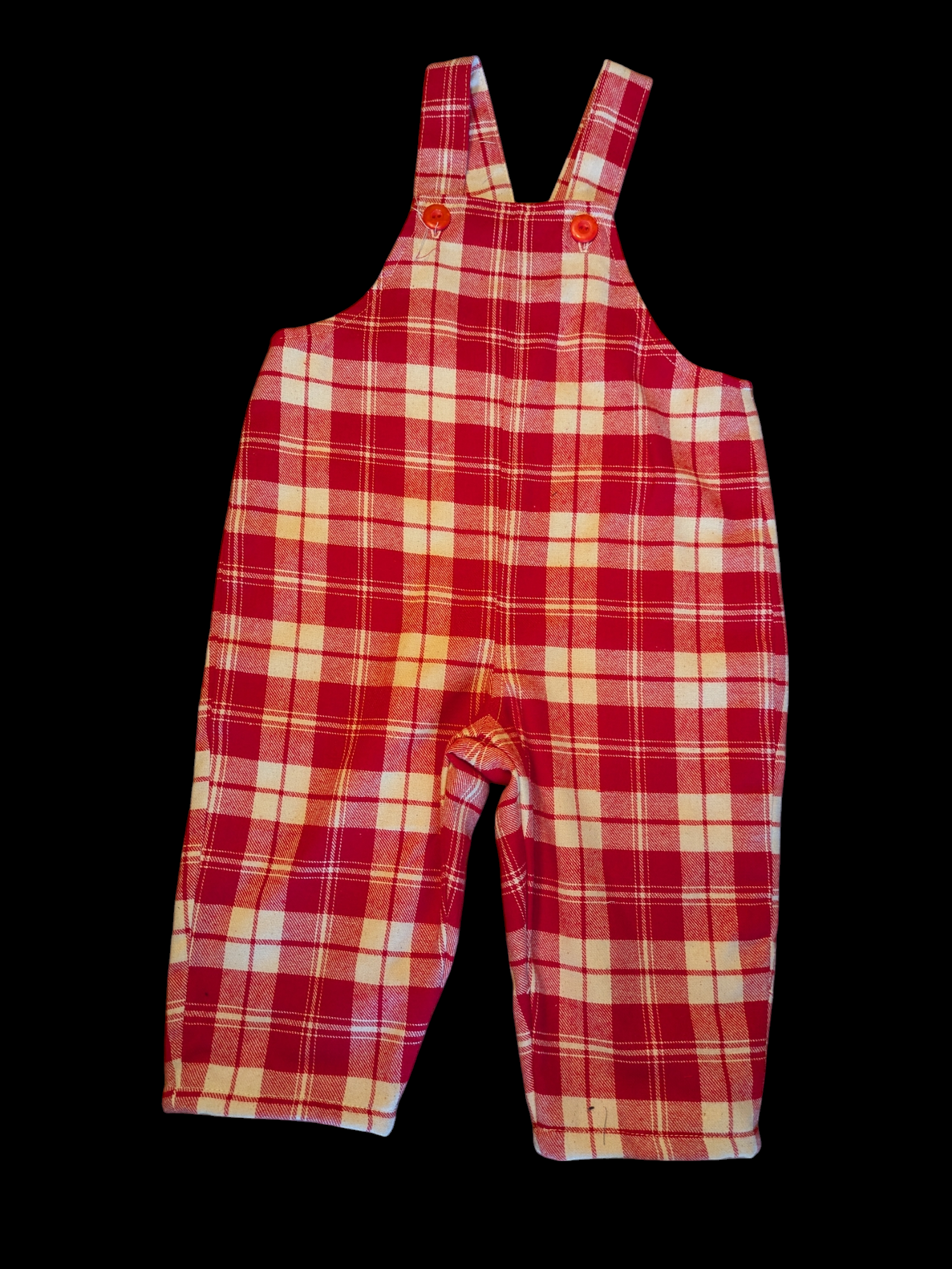 Red and white check 6-12m