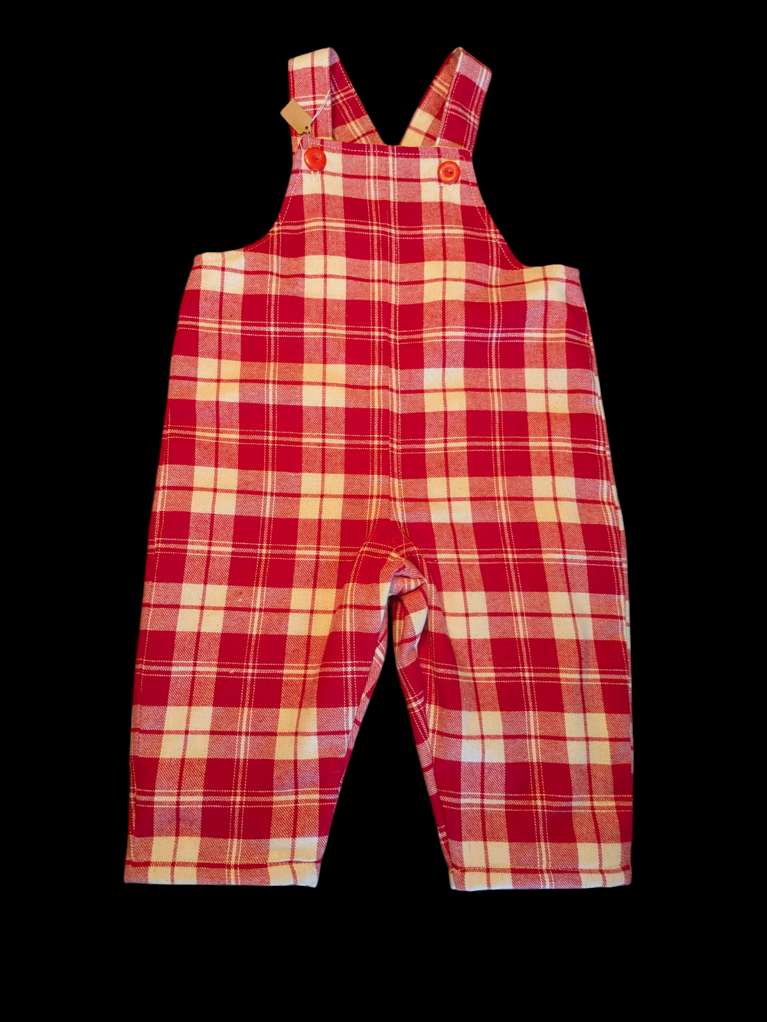 Red and white check 6-12m