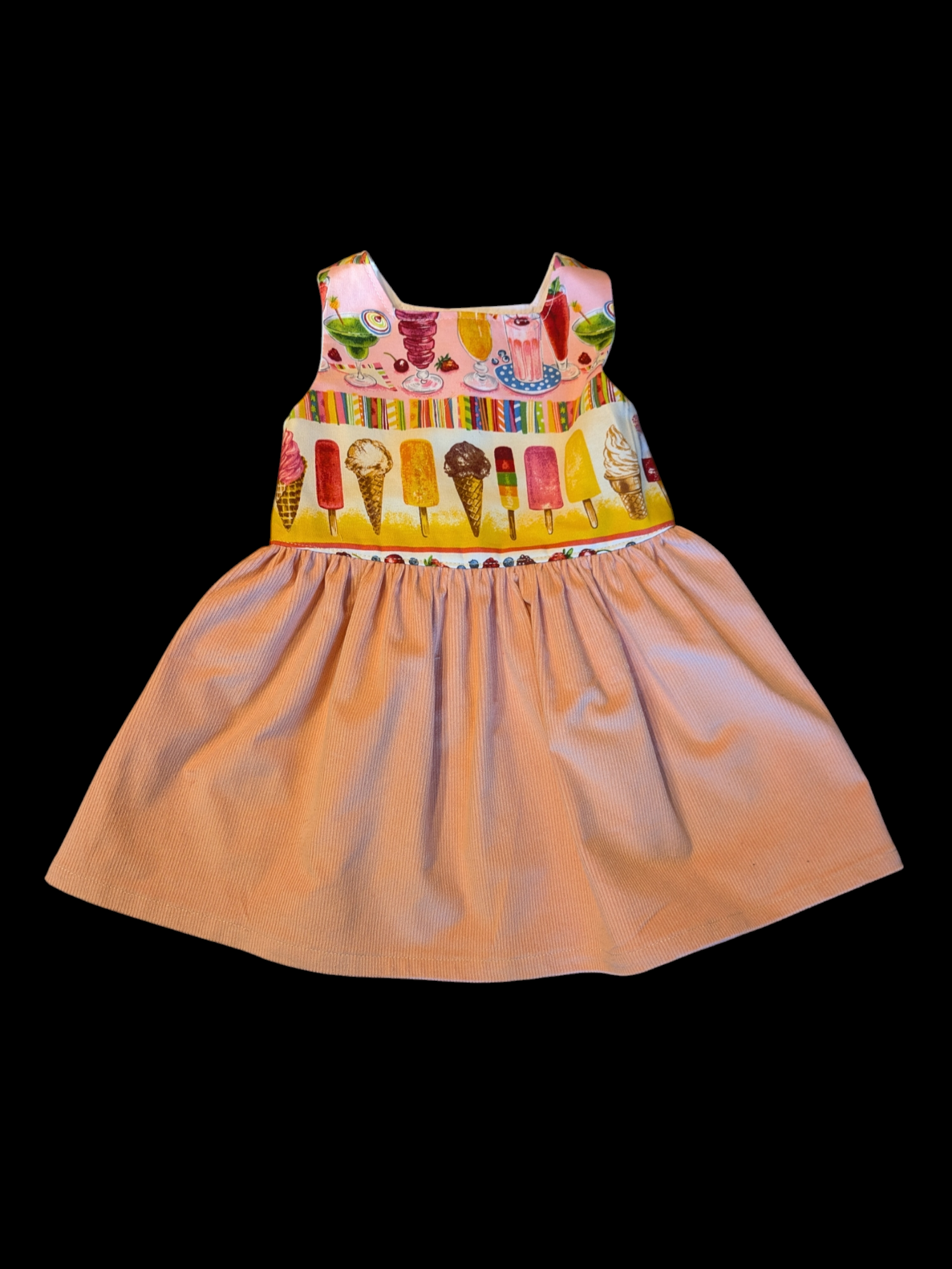 Ice lollies with a pink cord skirt up to 6m