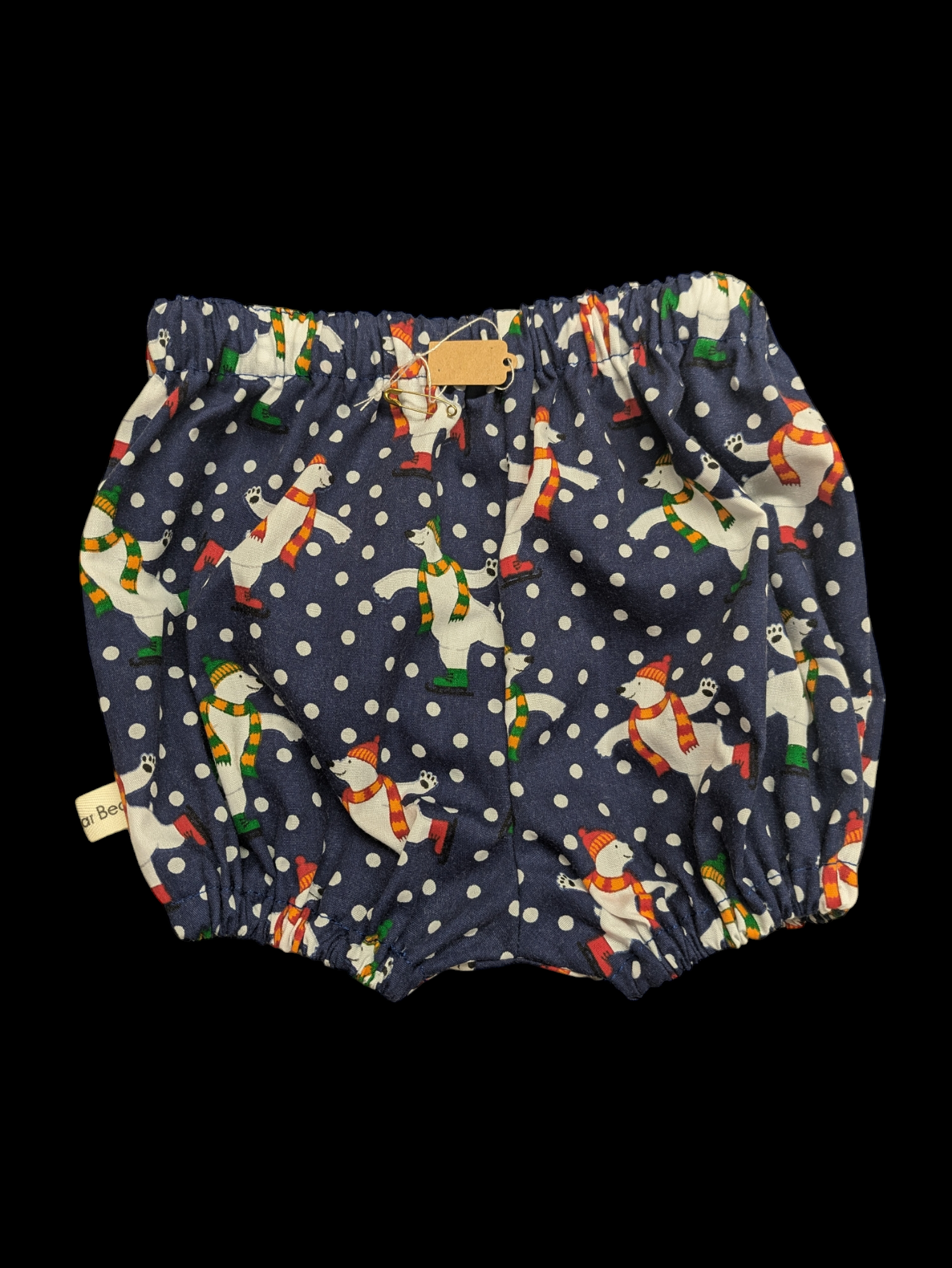 Dark blue polar bears