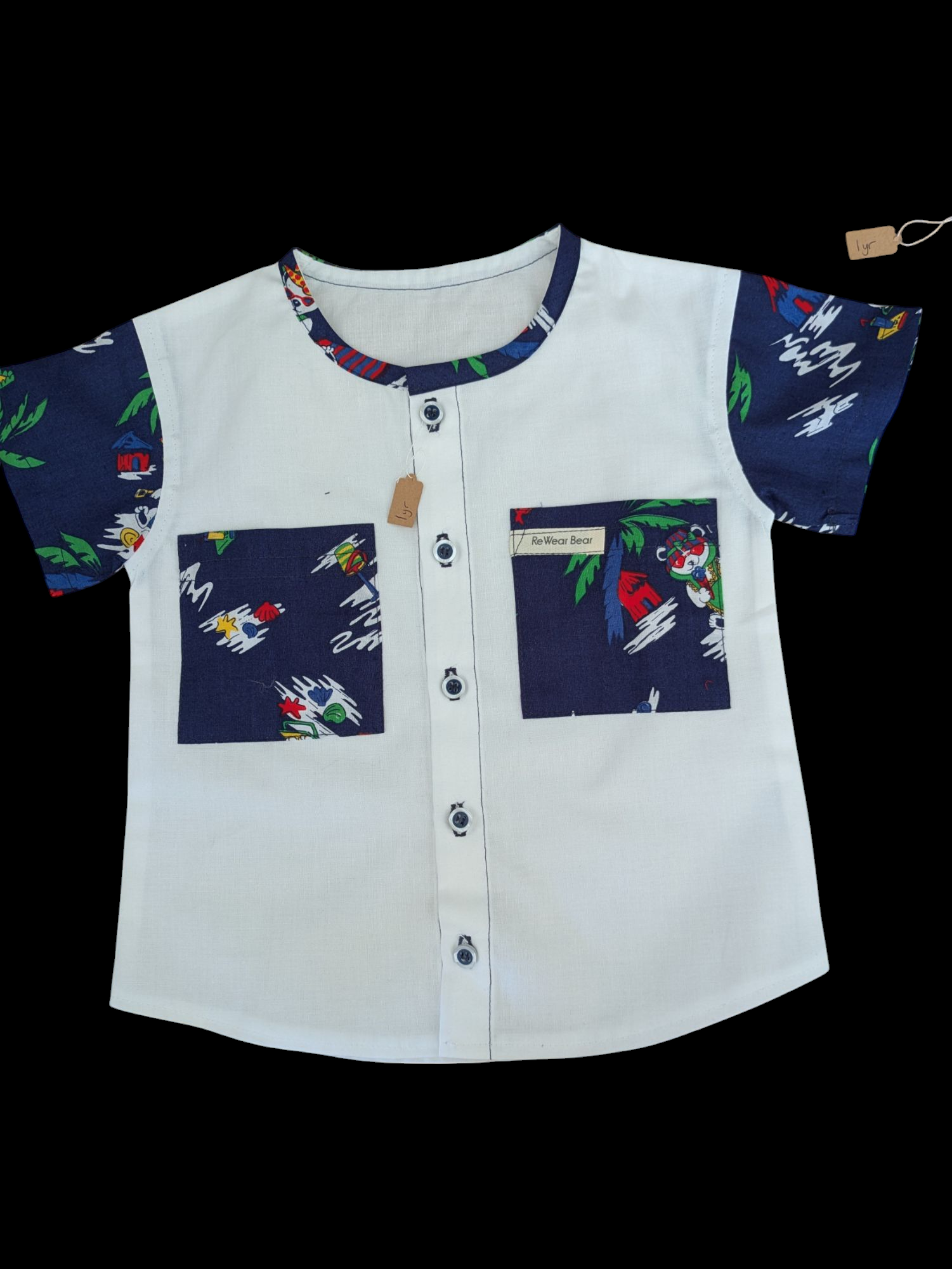 Blue seaside white 2-3