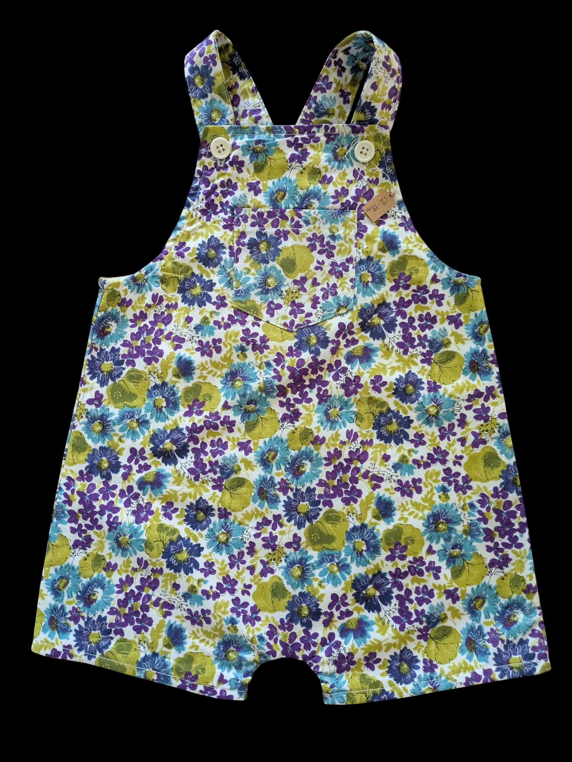 Purple and green flowers 1-2yrs
