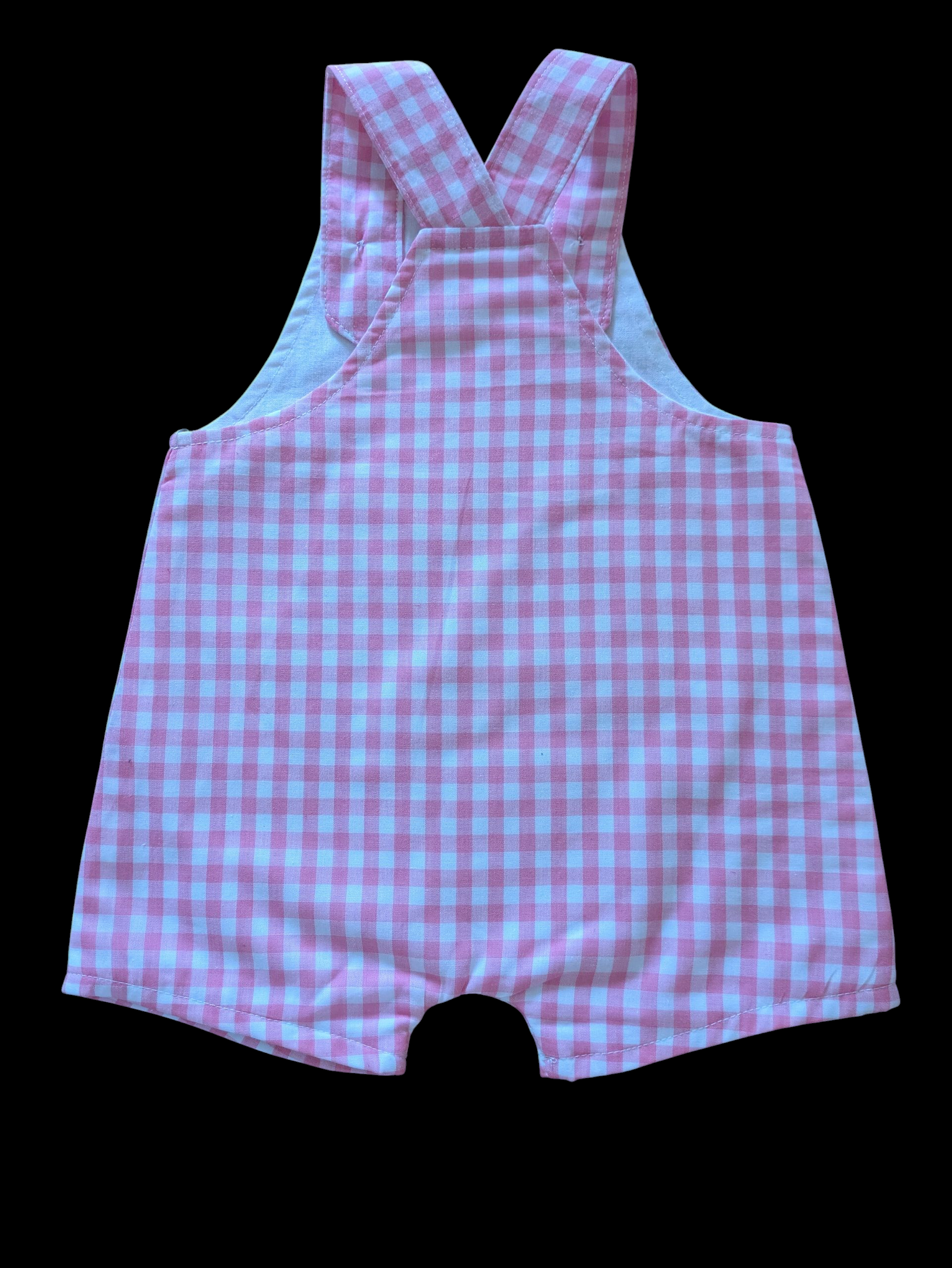 Pink gingham Up to 6m