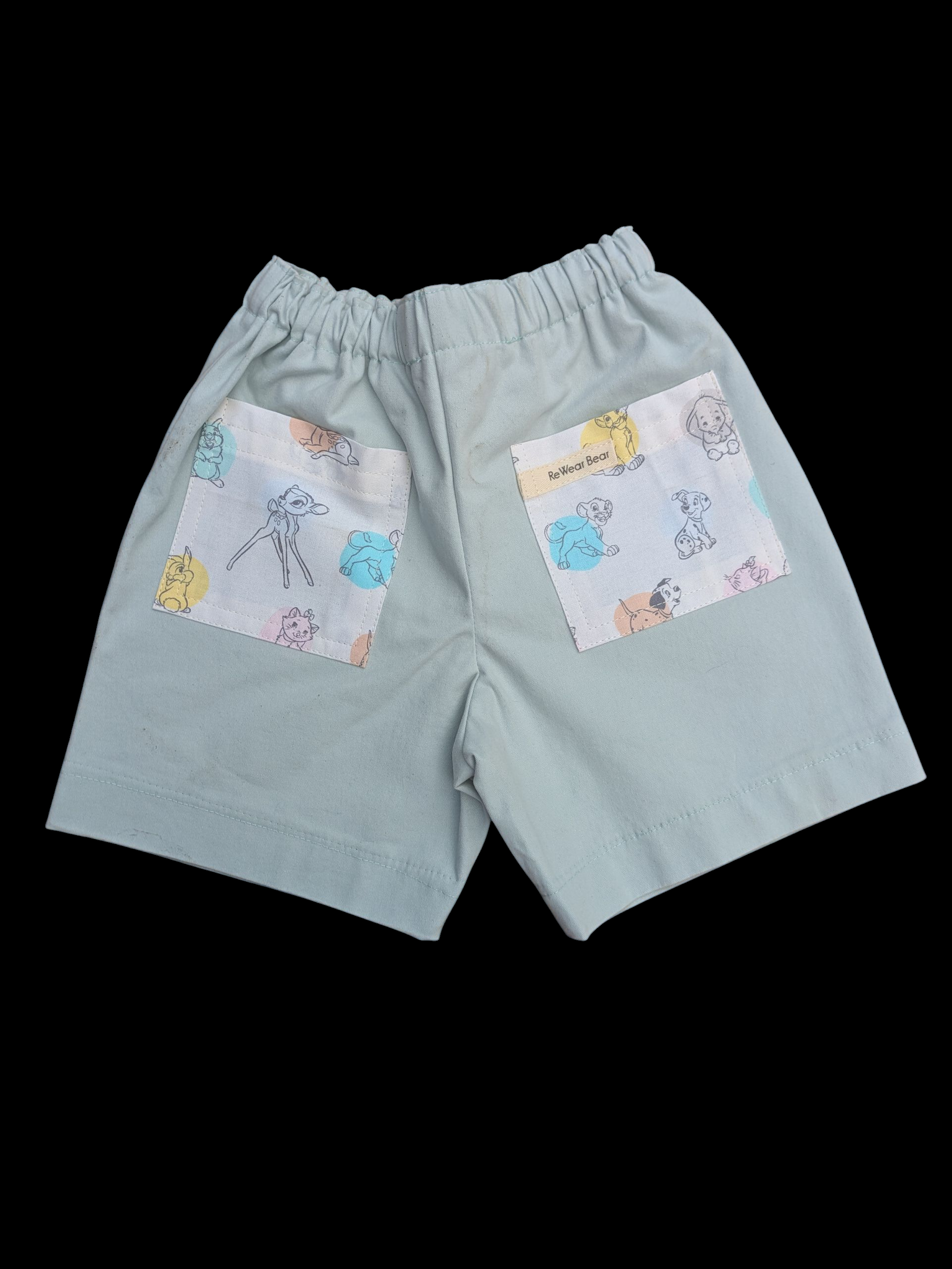 Light blue dog pockets medium