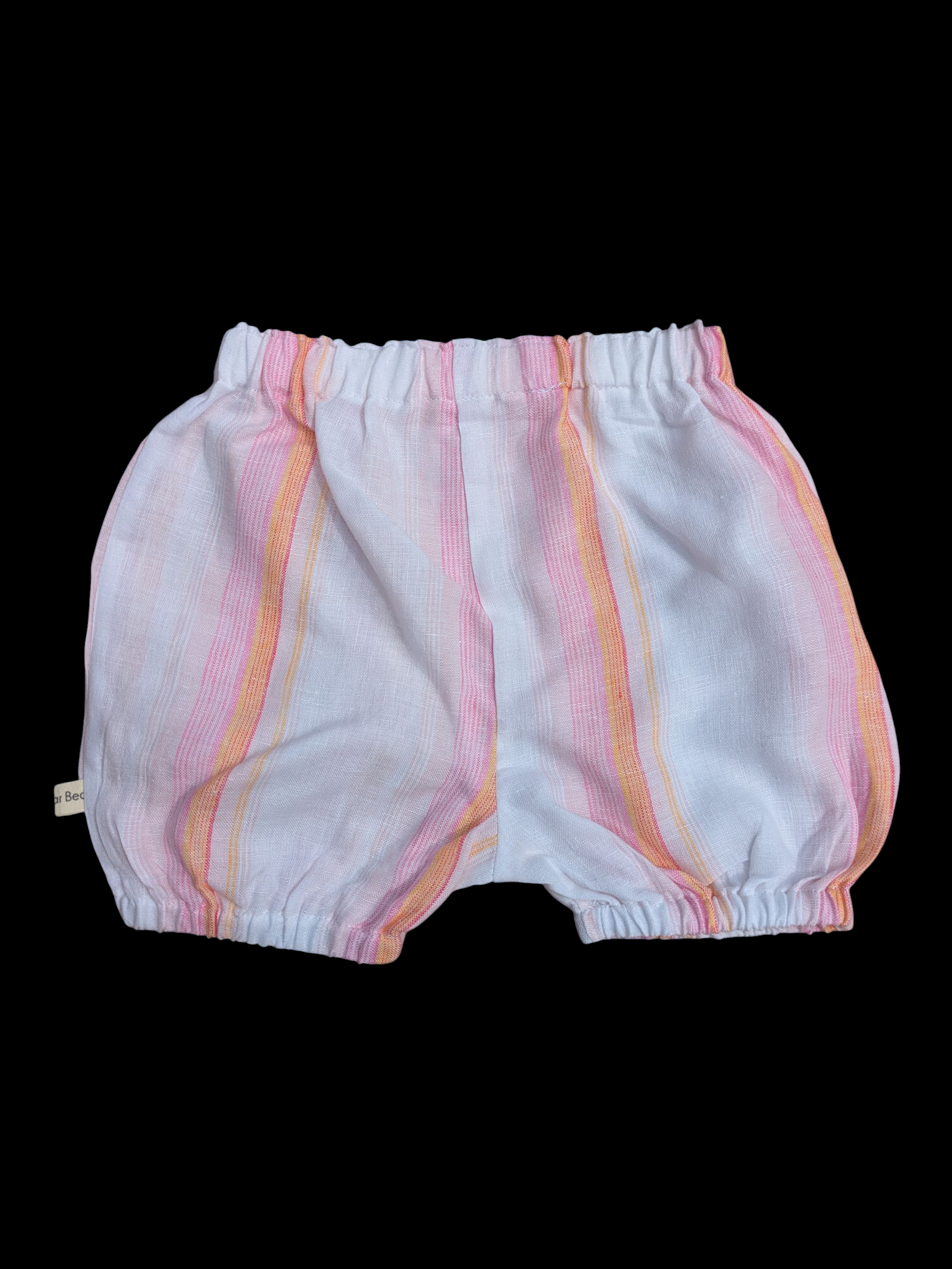 Peach stripe shorts 1-3