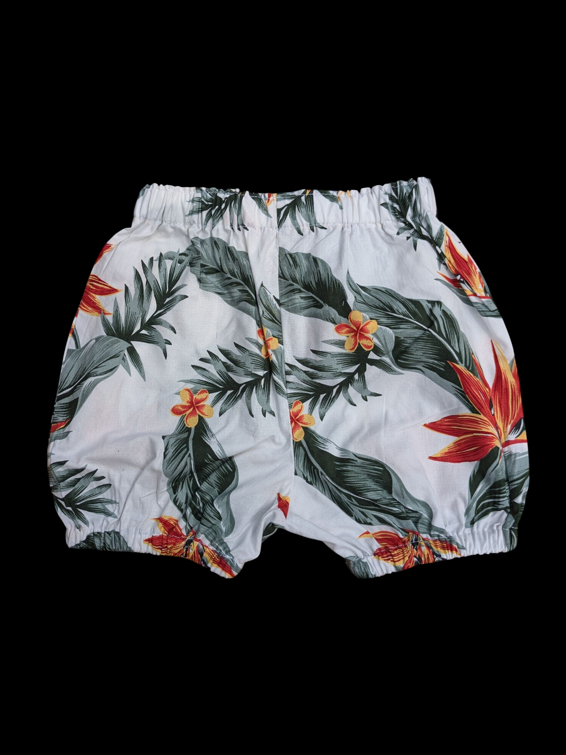 White tropical shorts 1-3