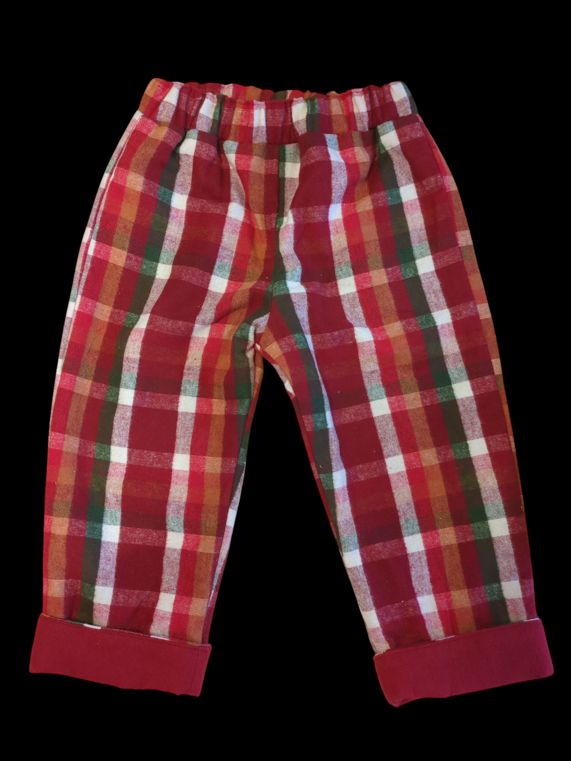 Red tartan 1-2yrs