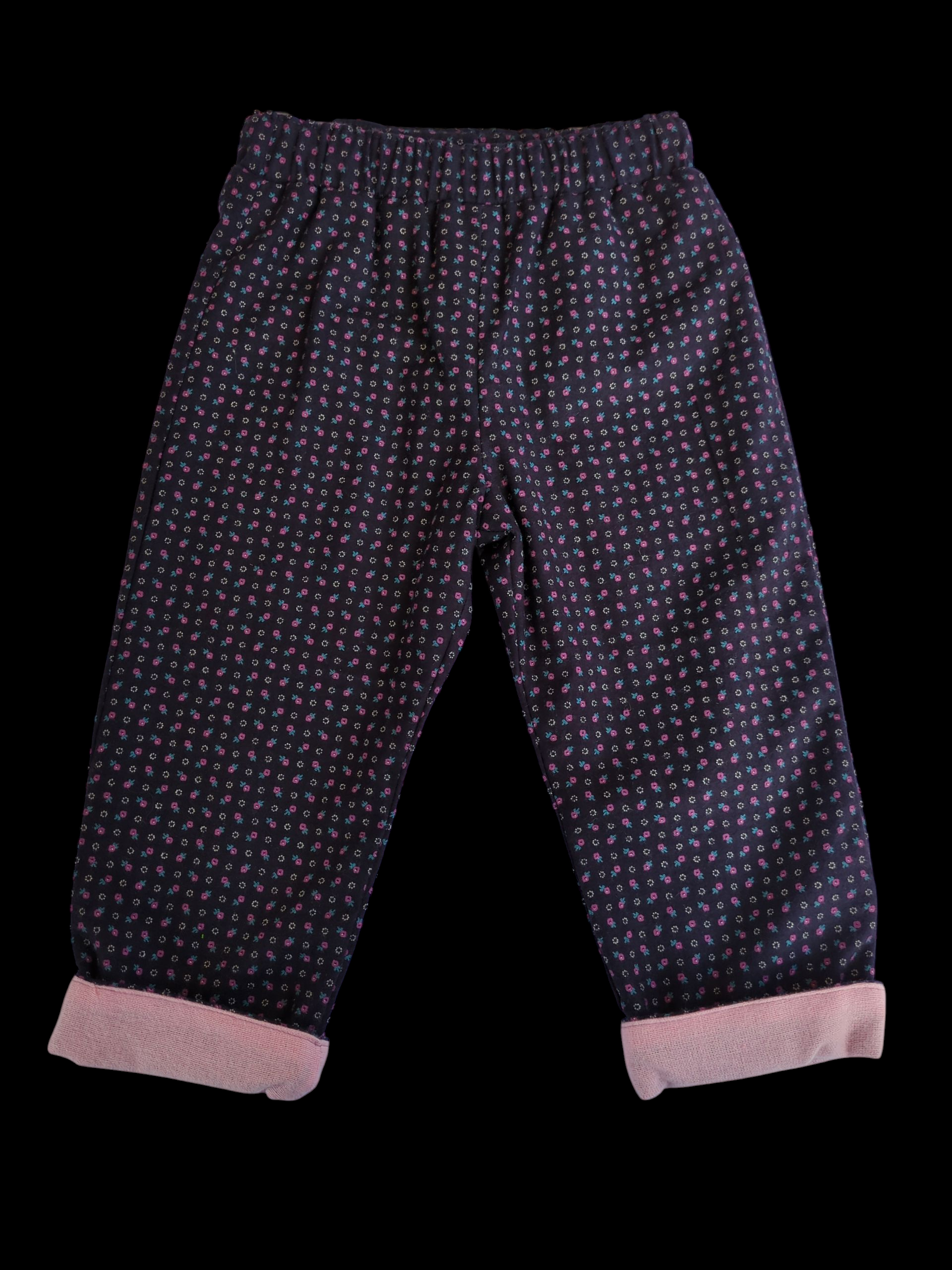 Purple vintage fabric 1-2yrs