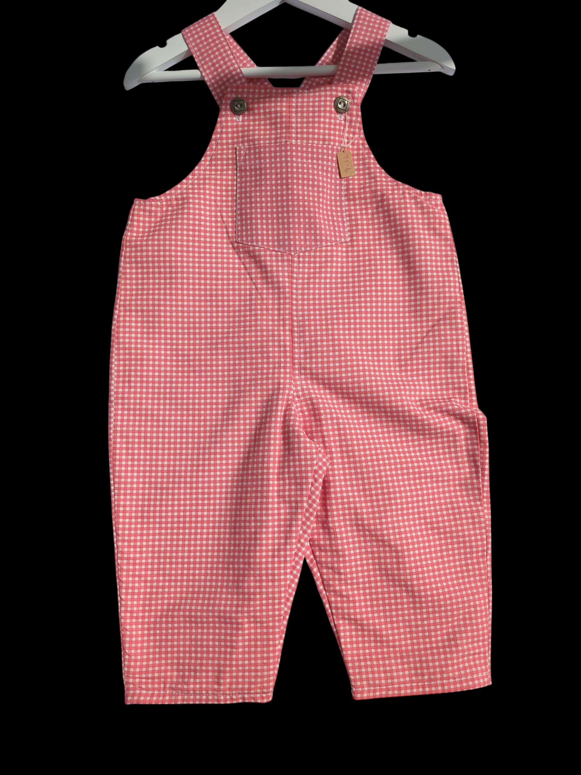 Light red check 9-12