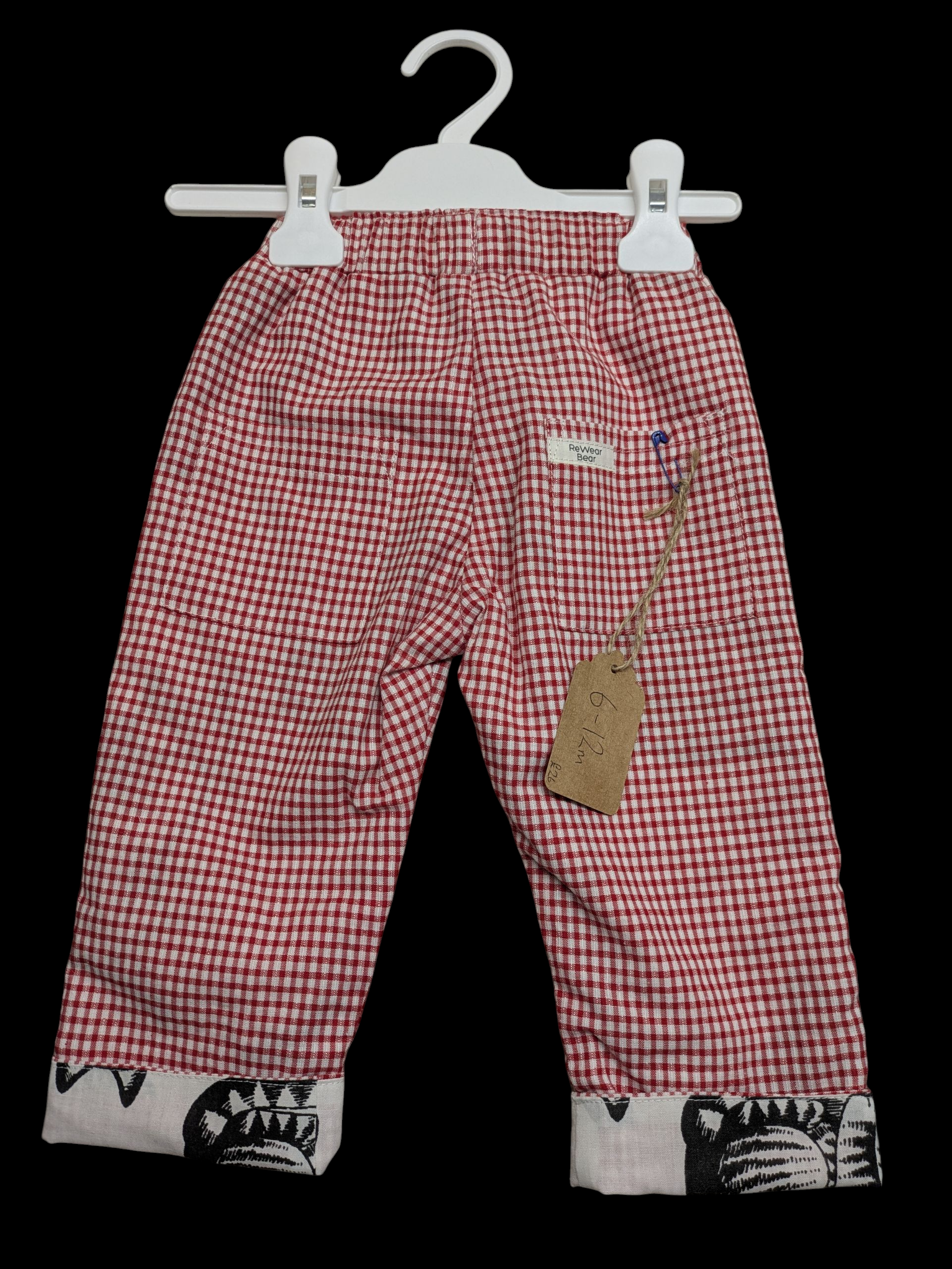 Red check 6 - 12m