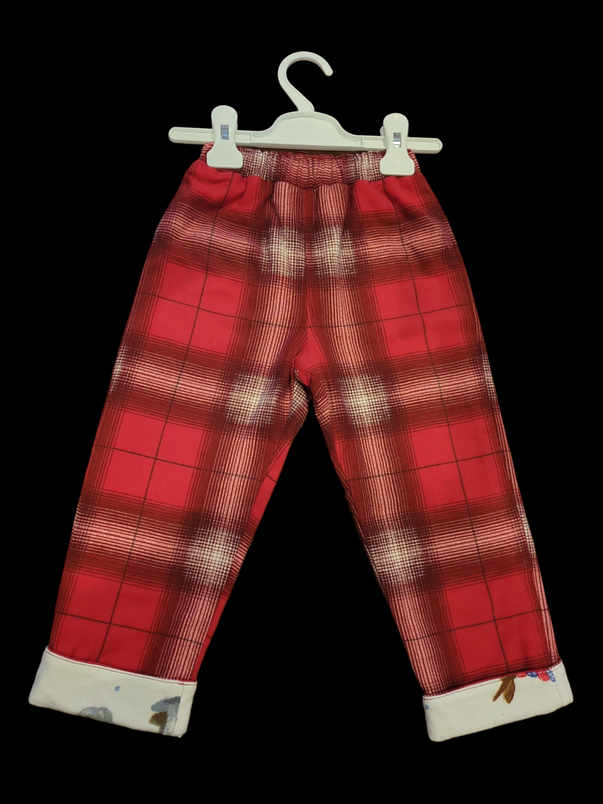 SM Brushed cotton red and brown check
