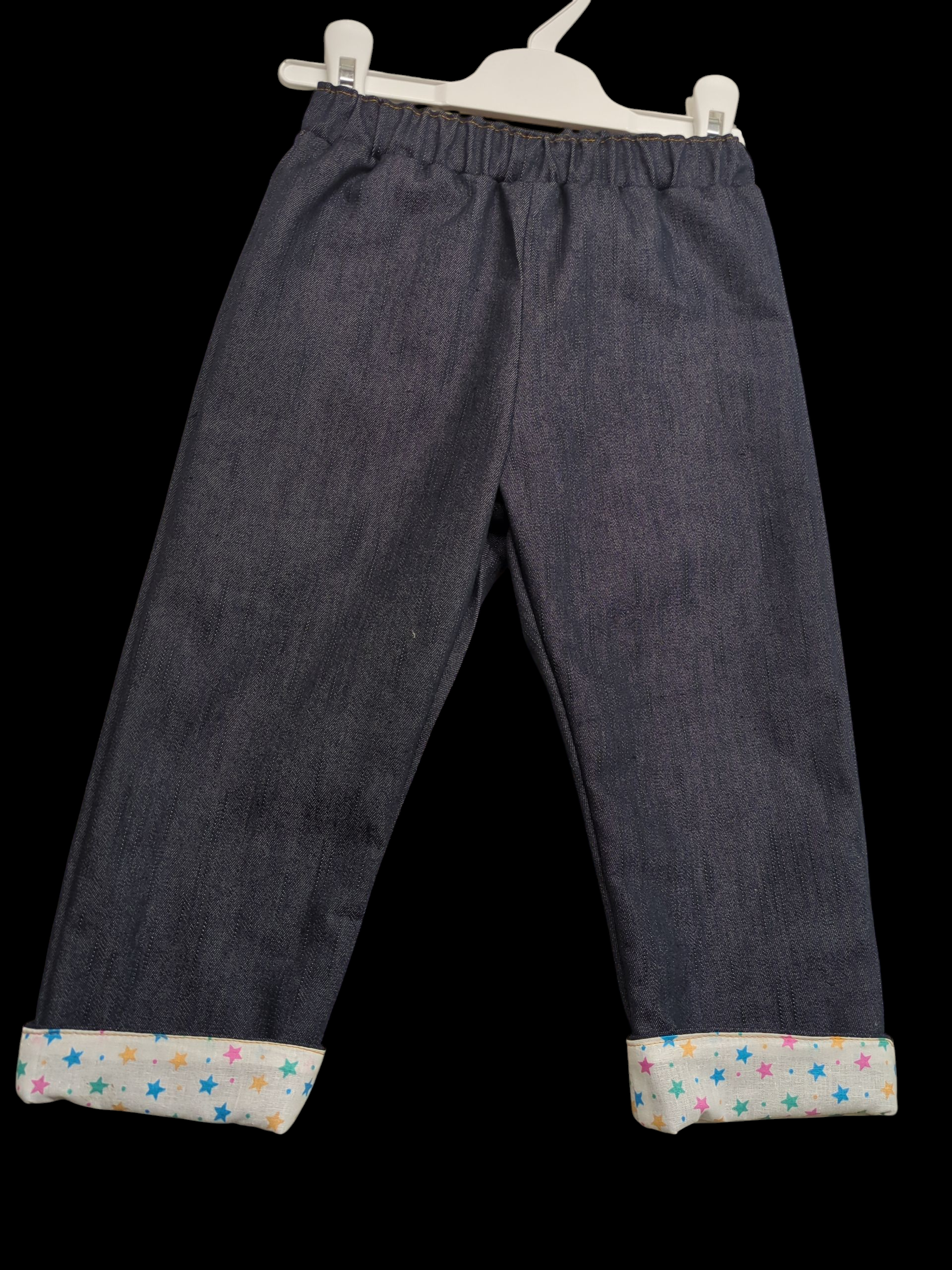 Denim star lining 2-3yrs