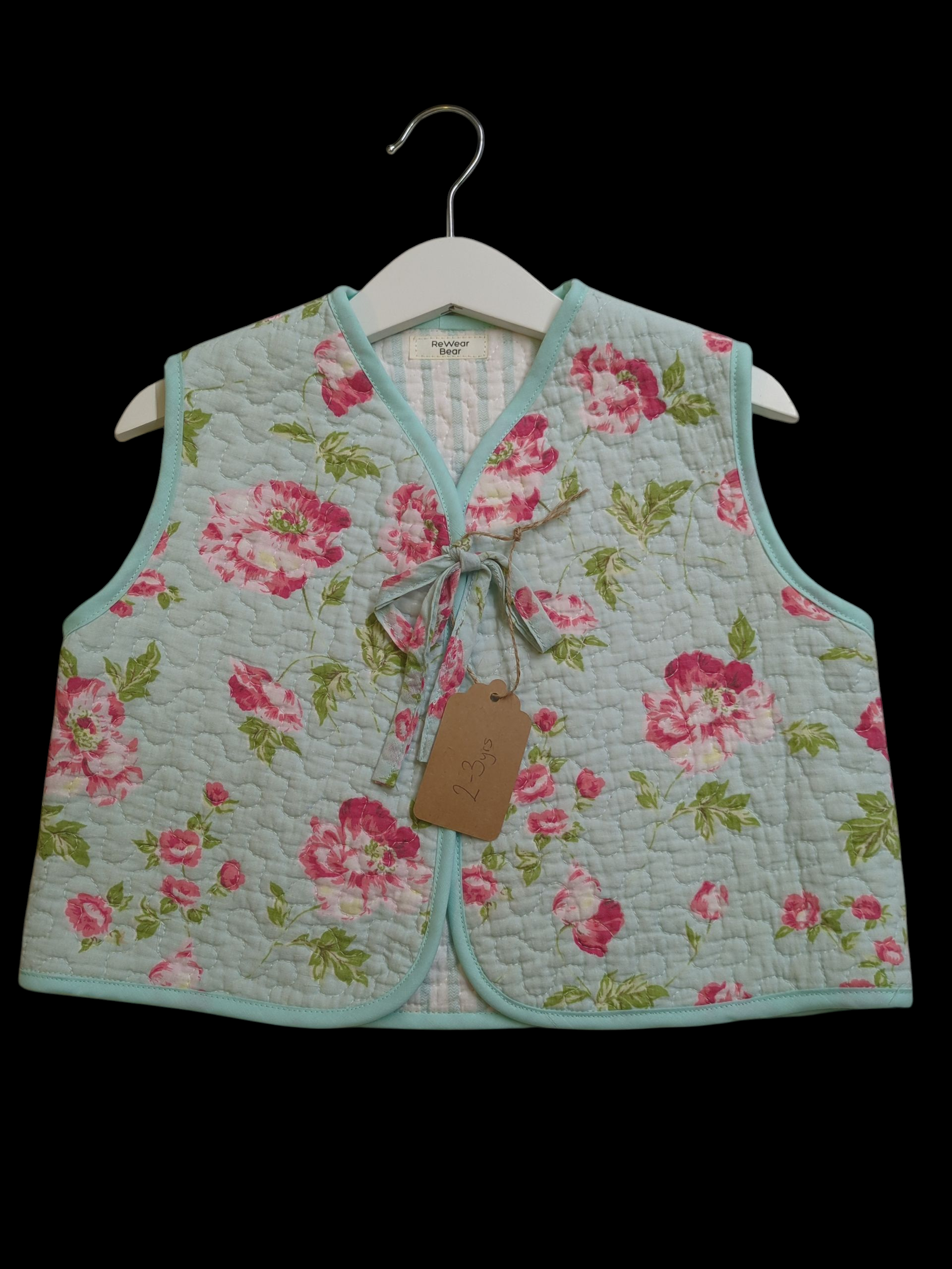 Turquoise Rose Quilted Jacket