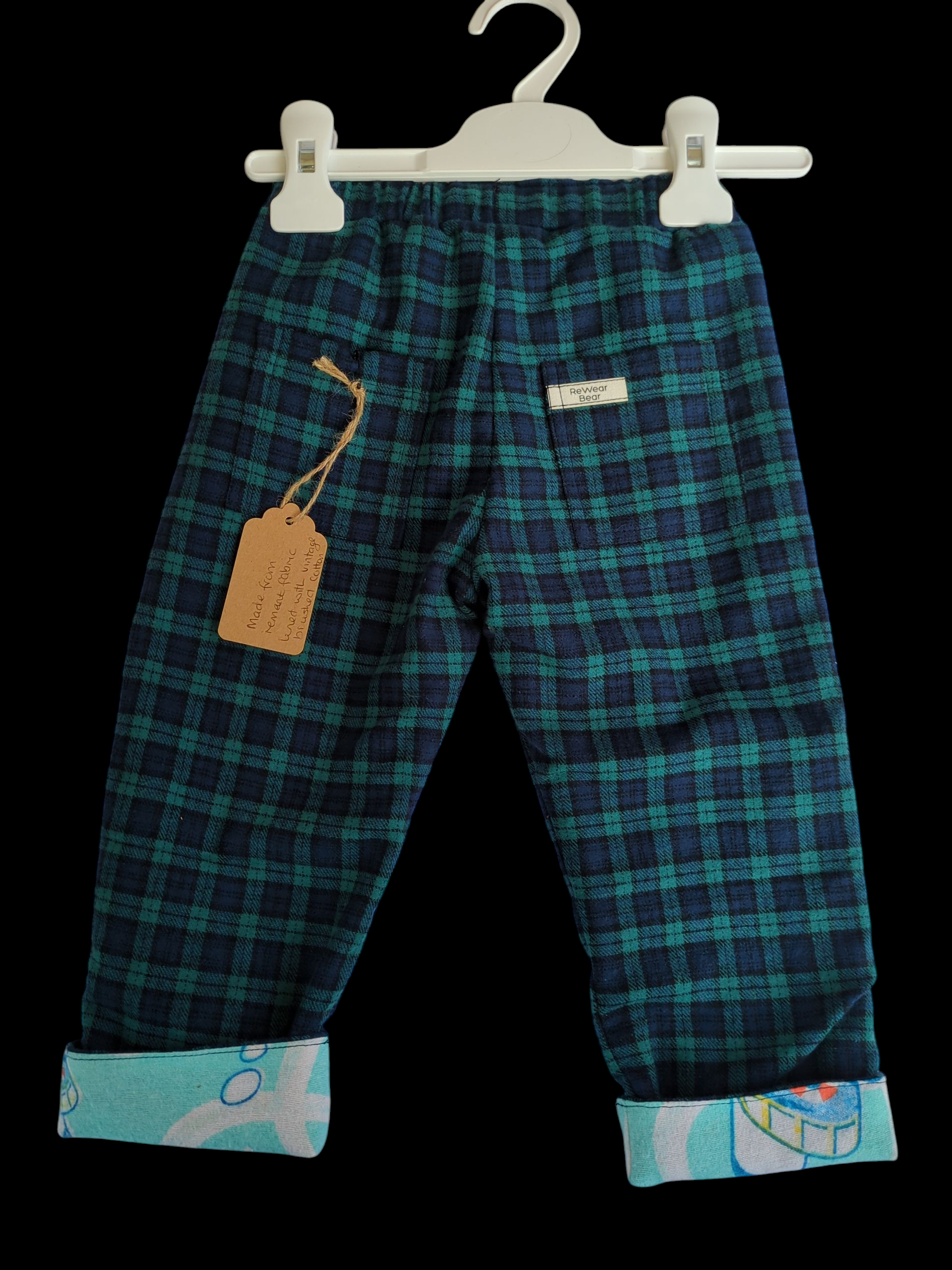 Blue tartan 1-2yrs