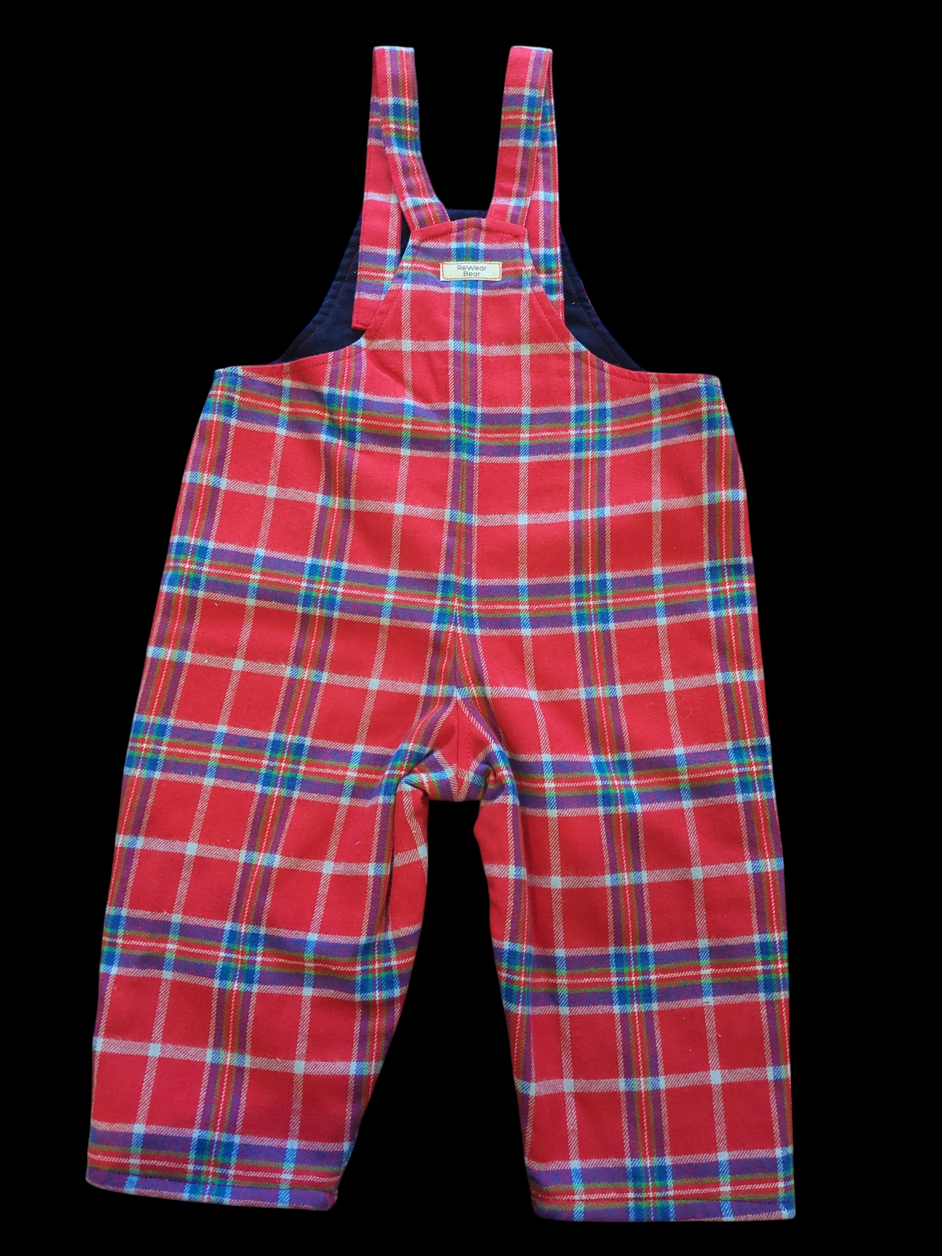 SM Red check brushed cotton