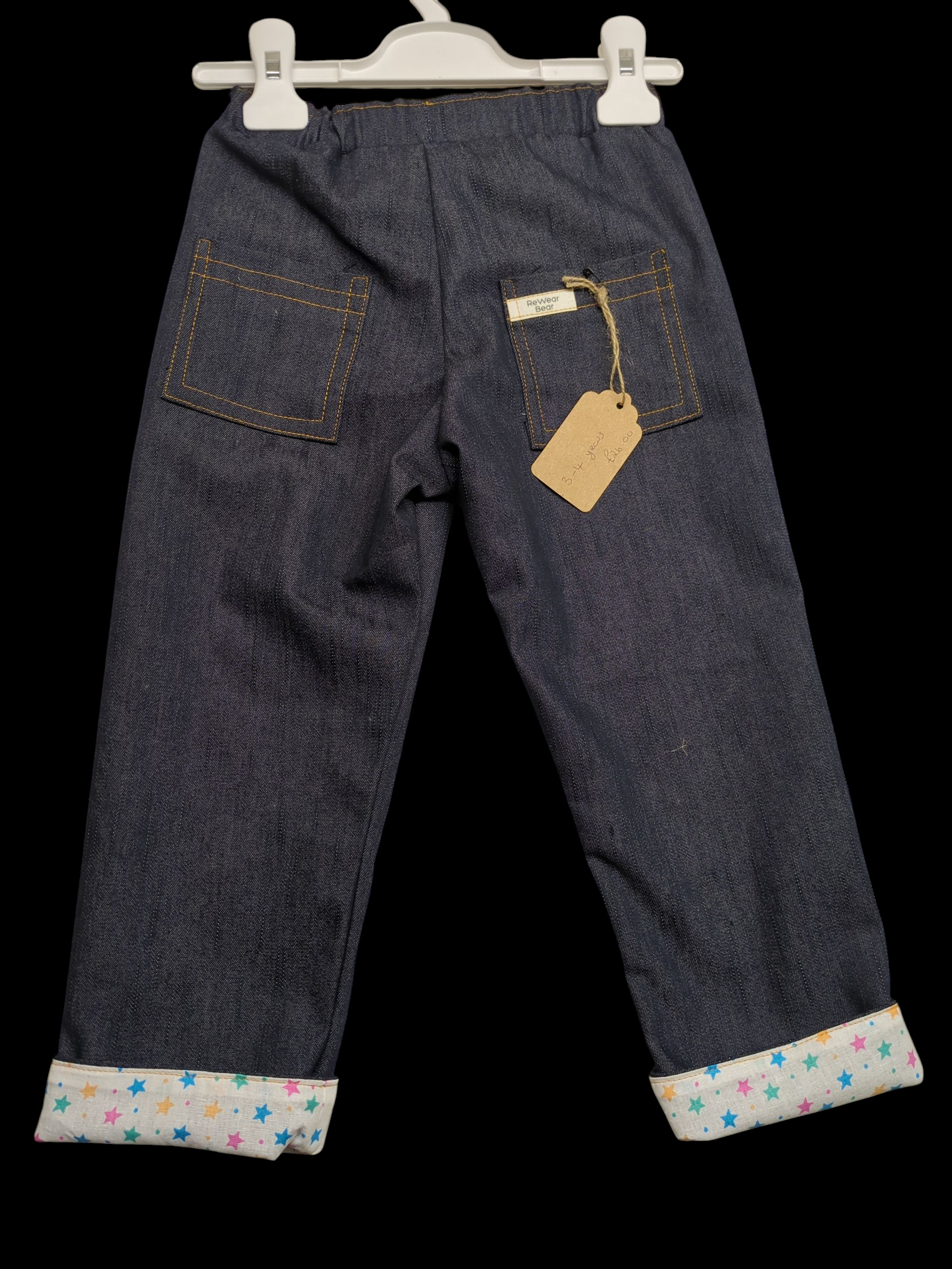 Denim star lining 3-4
