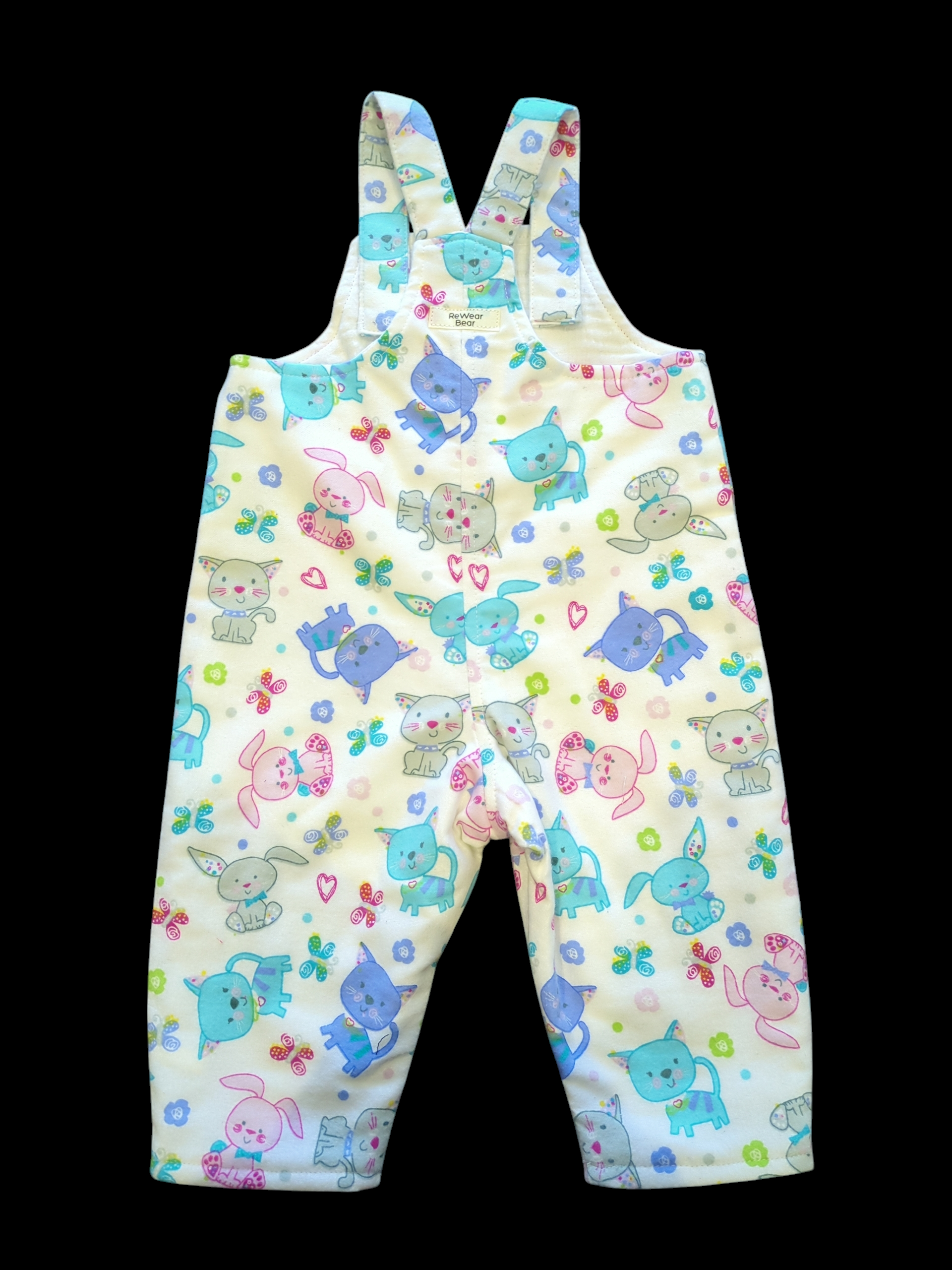 SM Multicolour cat brushed cotton