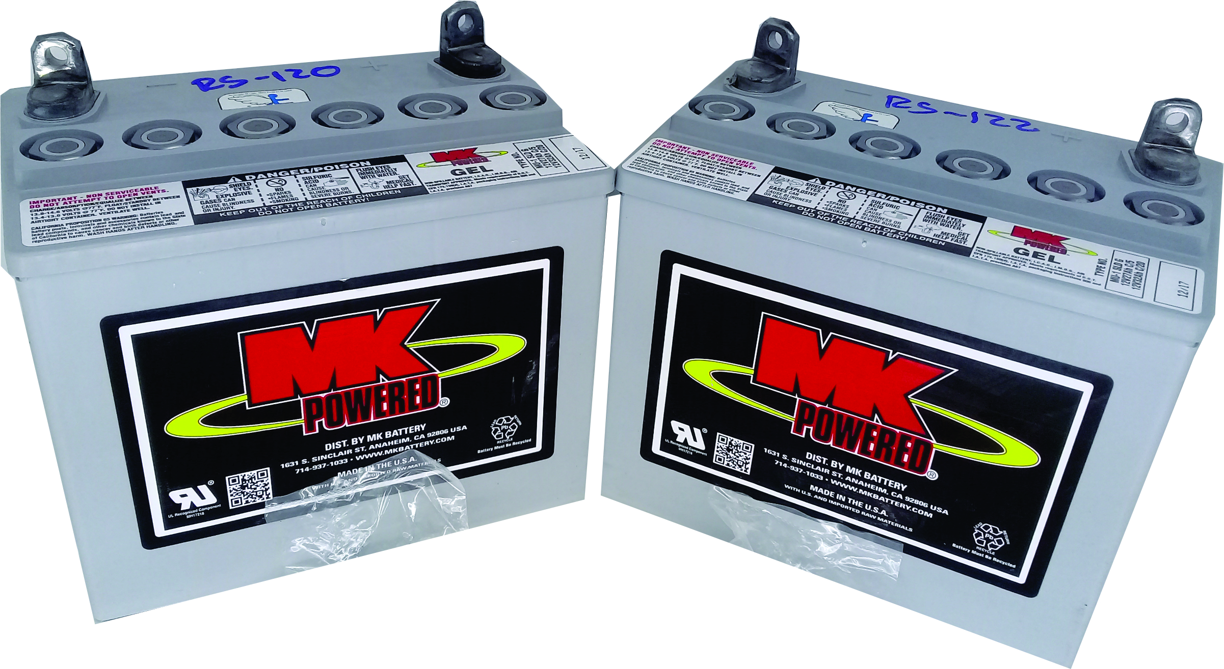 2 Baterias De Gel Especial Uso Silla De Ruedas Electrica